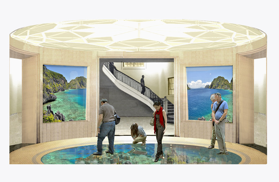 National Museum of Natural History wayfinder submarine exhibit diorama