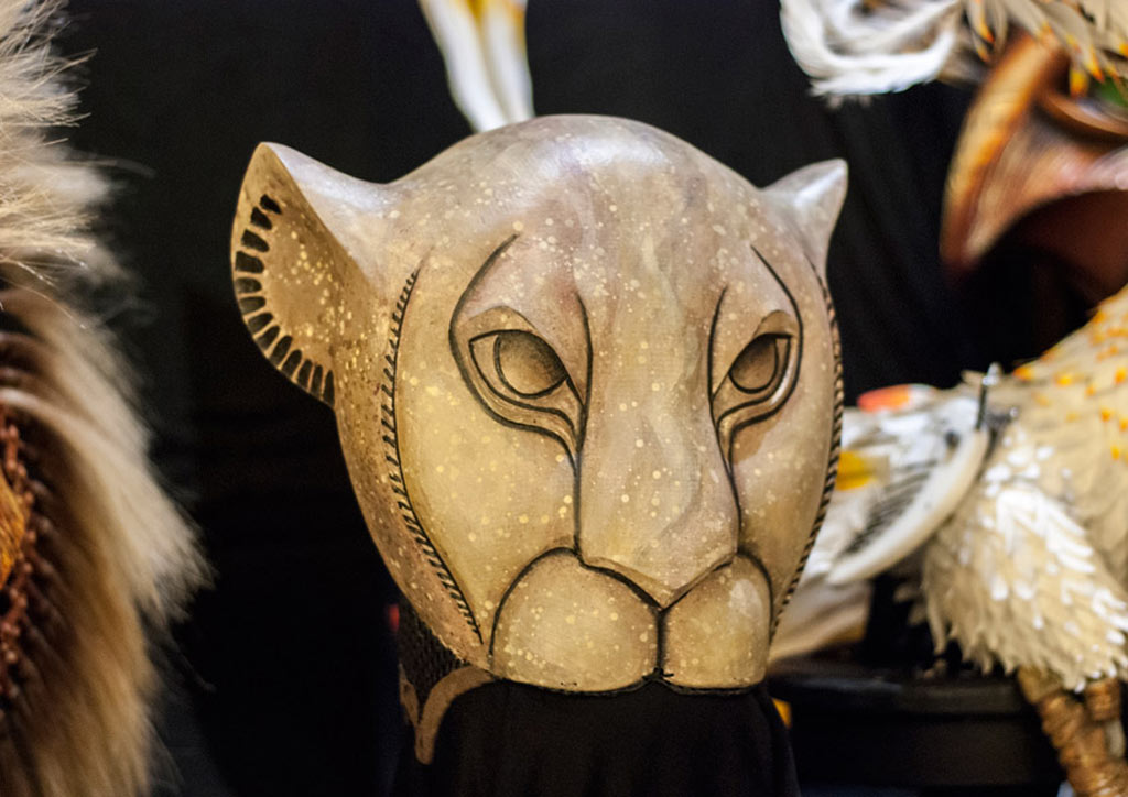 Nala mask | Photo by Lawrence Carlos