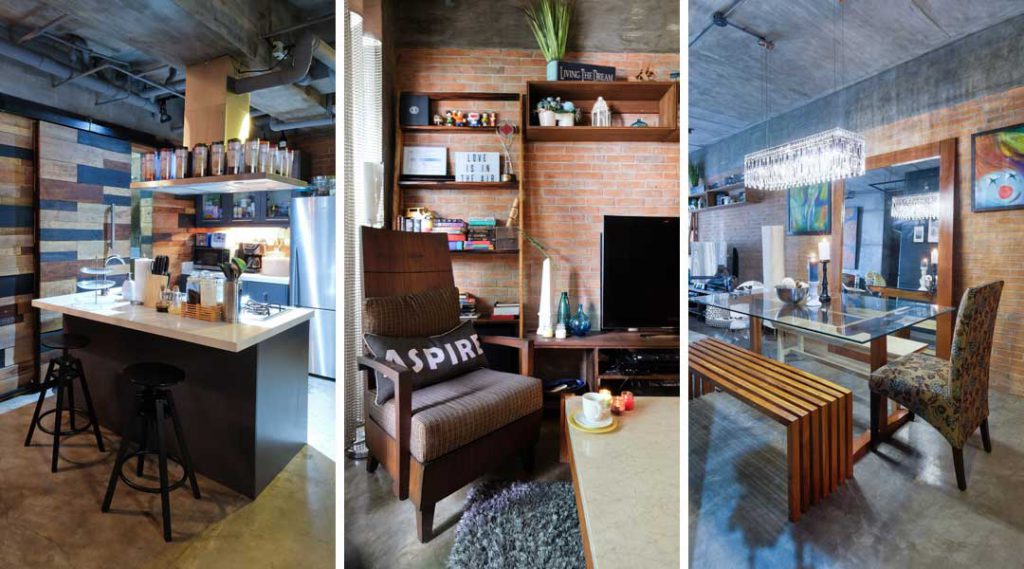 rustic industrial condo, Edgar Caper, James Caper, Aimee Bernardo, interior design philippines, interior design manila