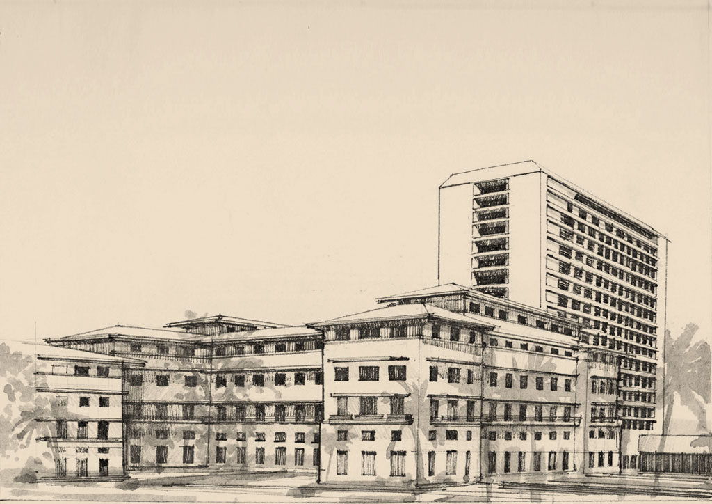 Sketch of Manila Hotel