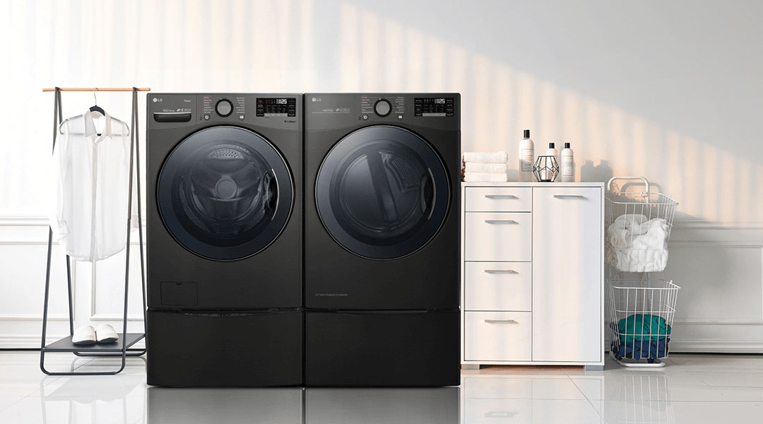 myhome lg front-loader washing machine with ai dd