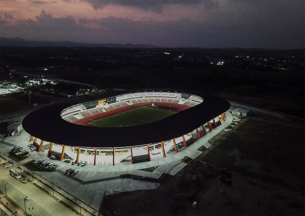 Athletic Stadium aerial view