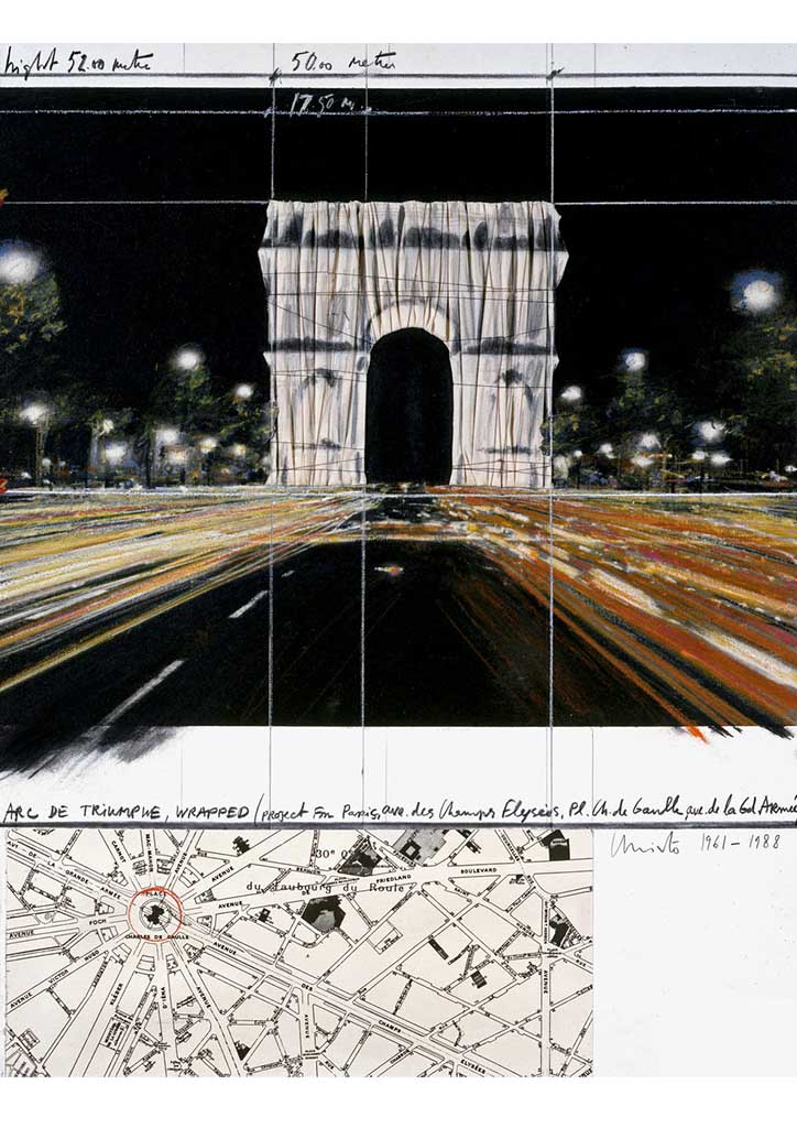 BluPrint - Christo - Arc de Triomphe