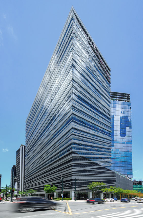 BluPrint Six/NEO Building in BGC, co-created by Oppenheim and L.A. Poco Architects