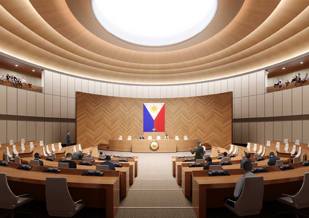 BluPrint Interior of the new Senate Building by AECOM
