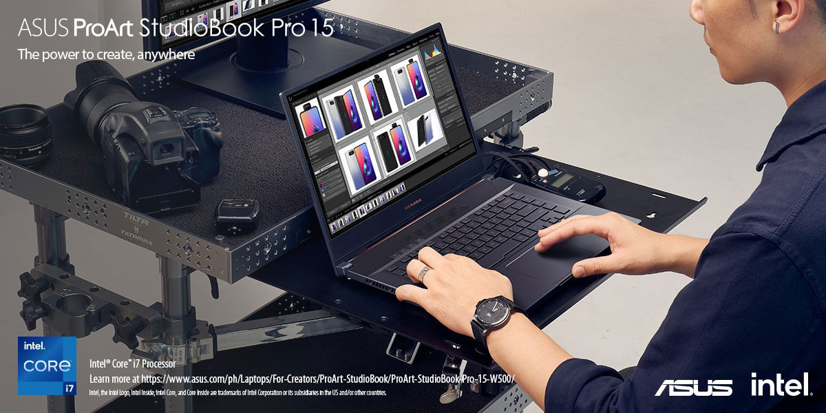 An immersive display, color accuracy, and with performance to boot, the ASUS ProArt StudioBook Pro 15 is an all-around work machine for the creative genius at work.