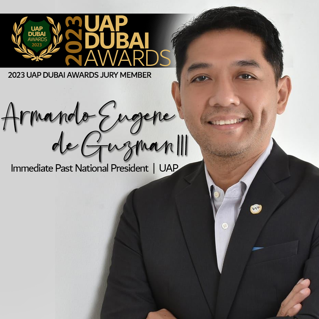 UAP Dubai Awards Armando Eugene de Guzman III
