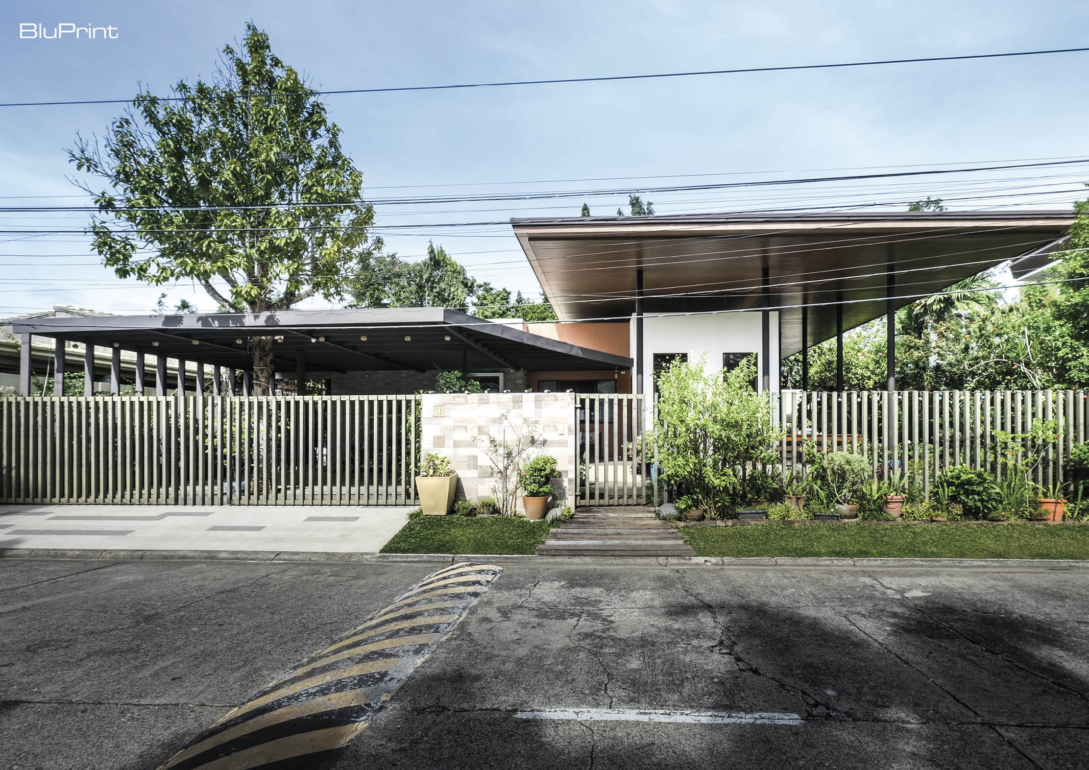 A front view of a modern home in Davao