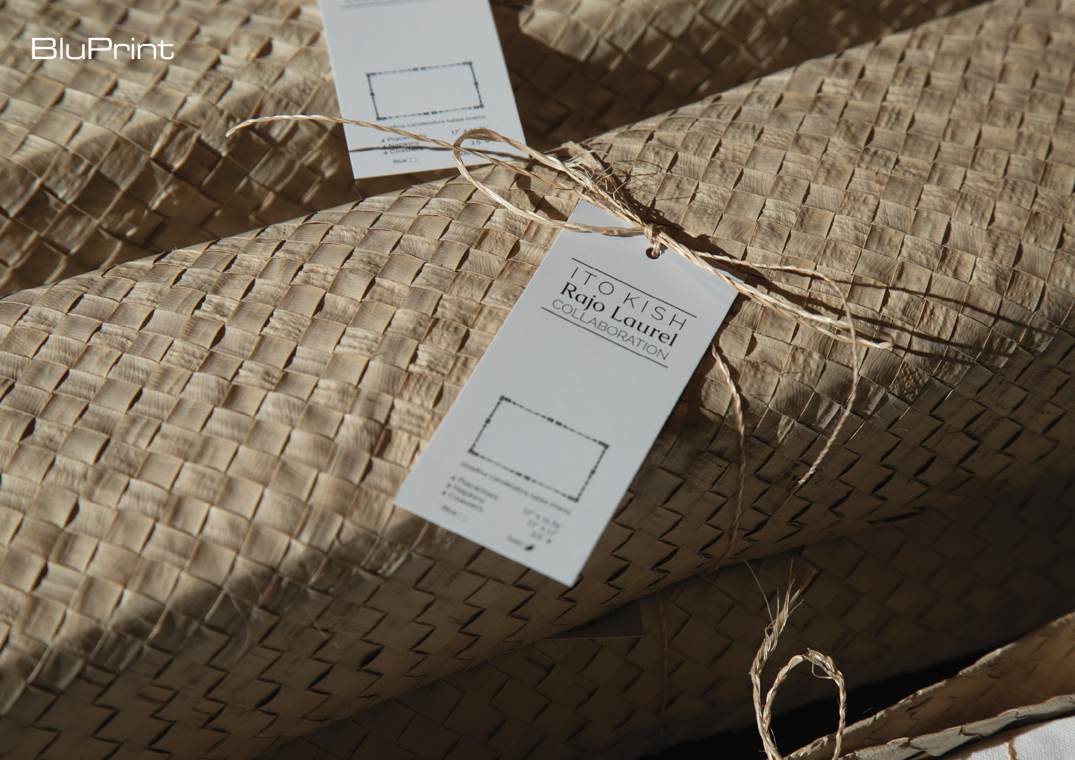 woven packaging for linen napkins