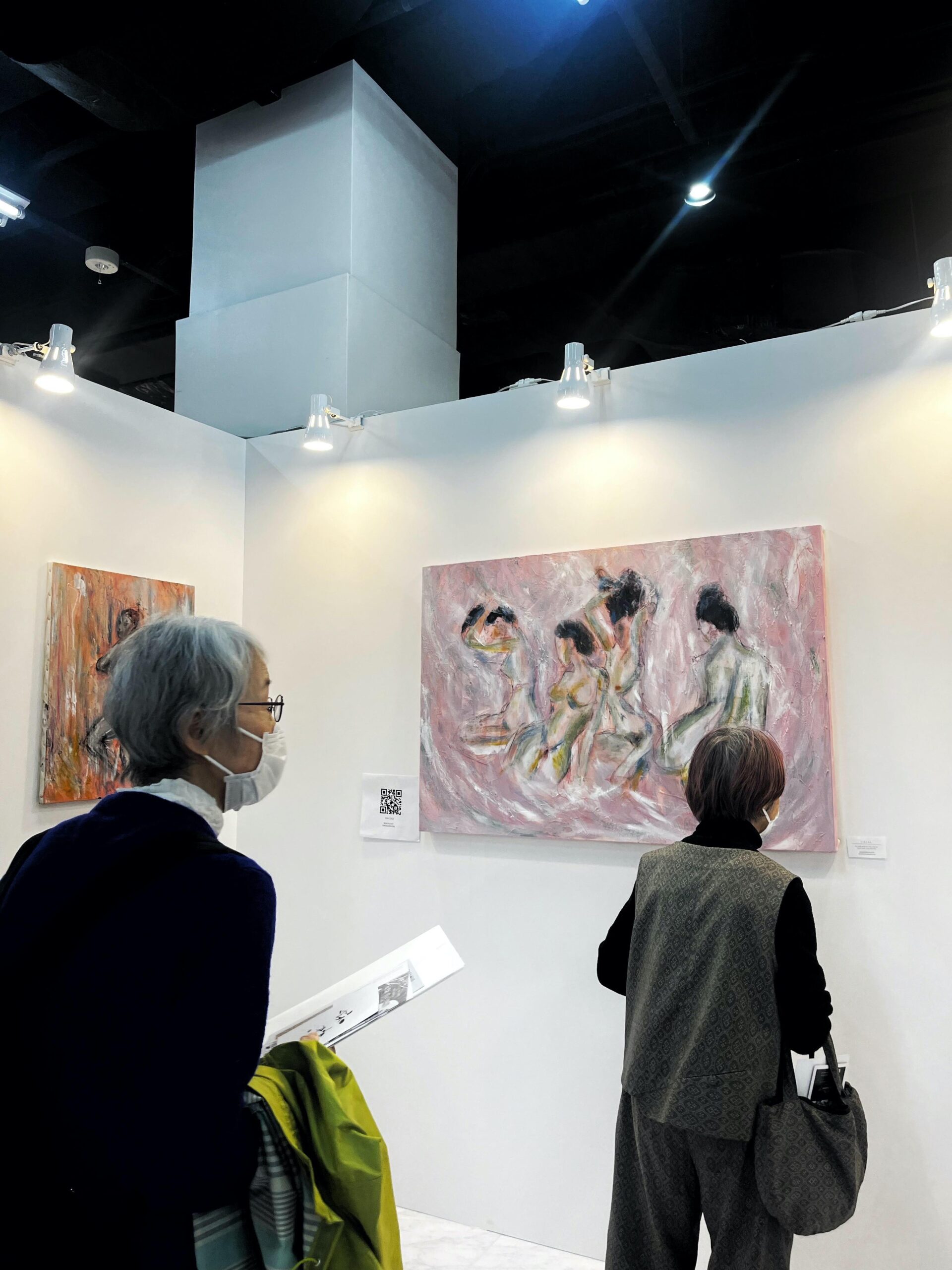 Sakura art of Kim Cruz at Tokyo Tower Art Fair
