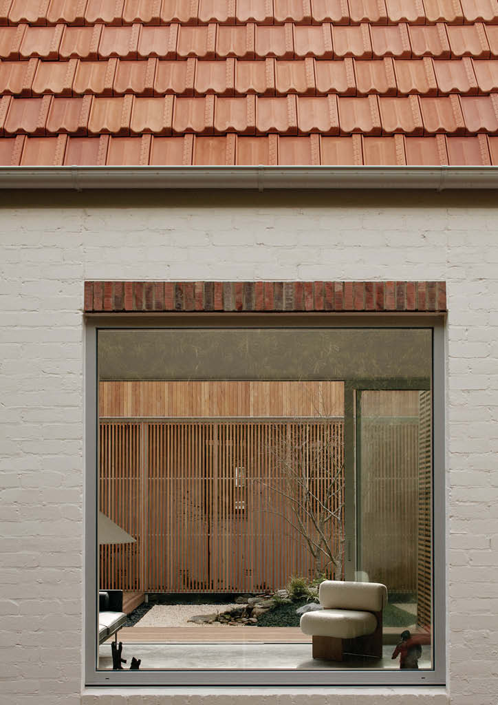 the Courtyard house speaks of nothing but tranquility with this dry garden courtyard. Image by Tom Ross