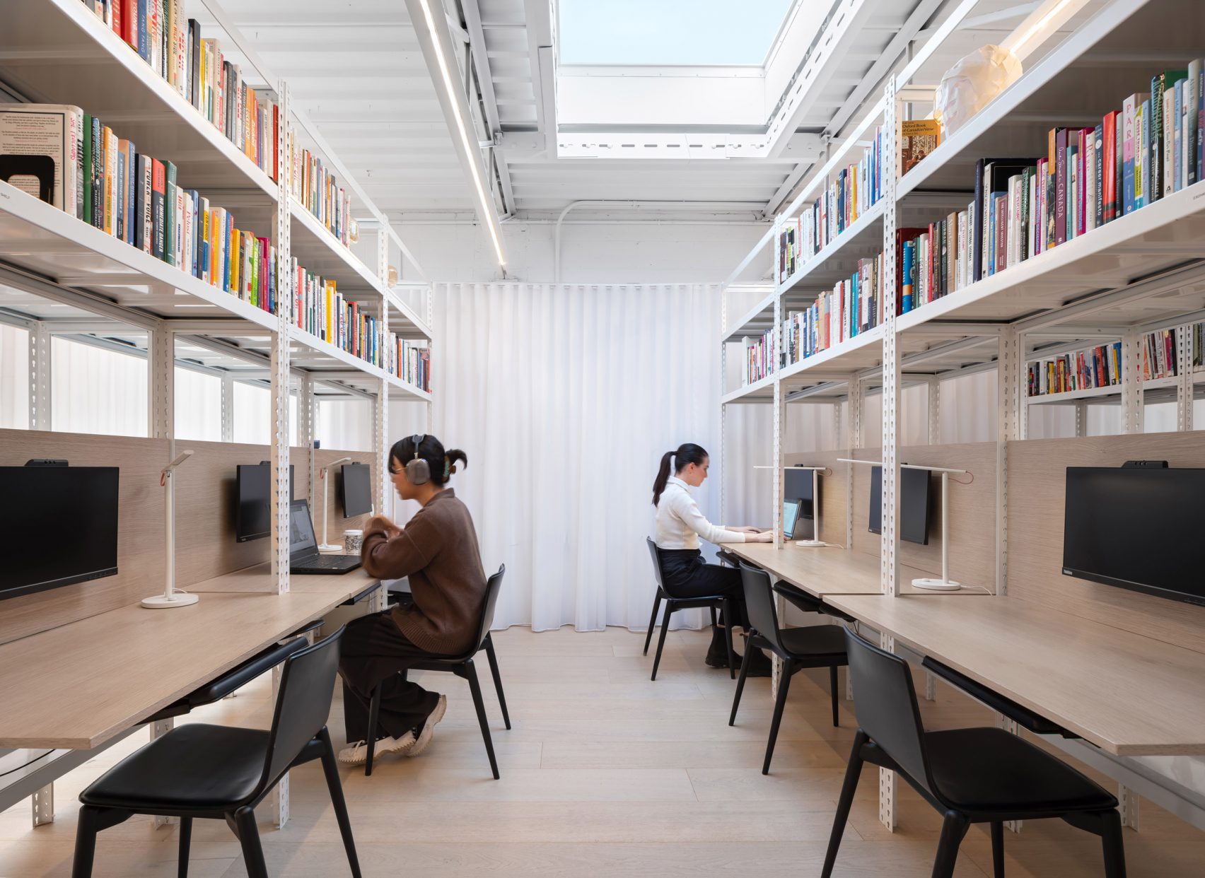 Mason Studio's Library and workspace