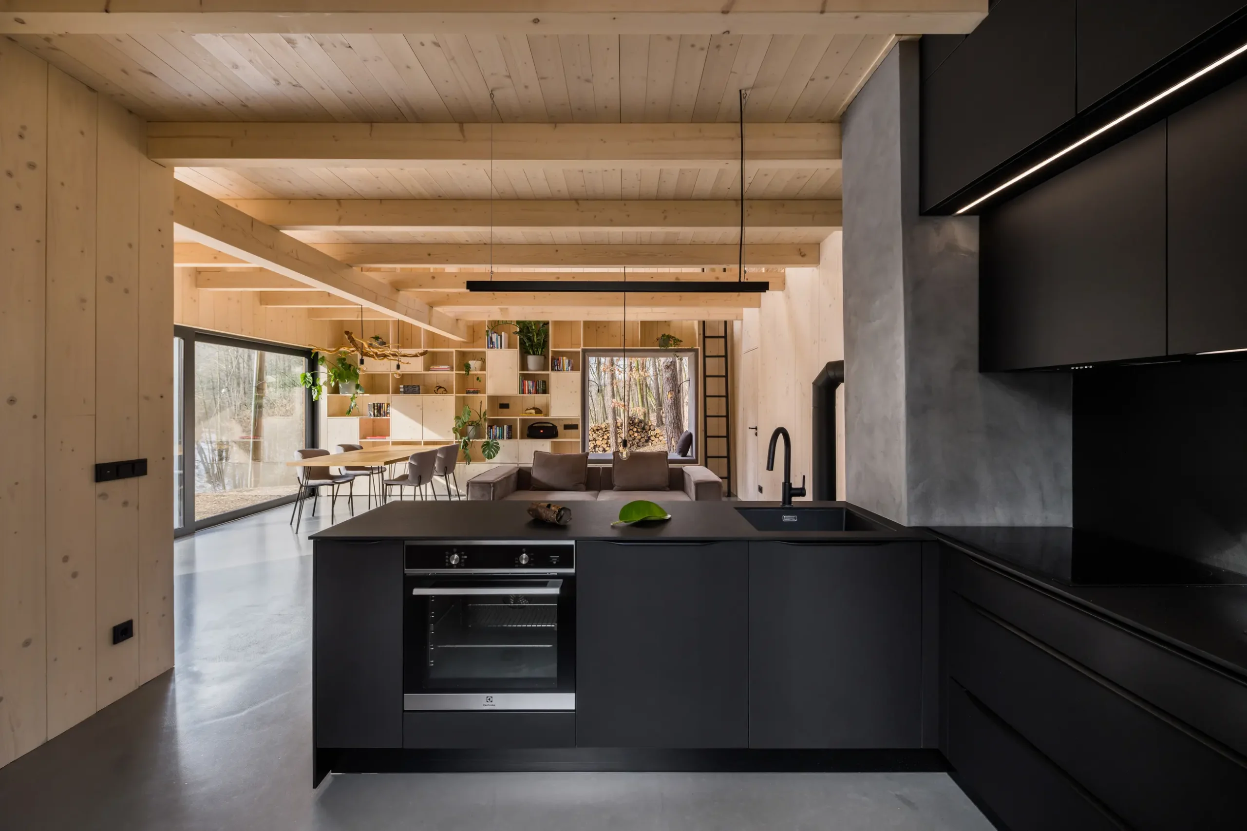 cabin kitchen space