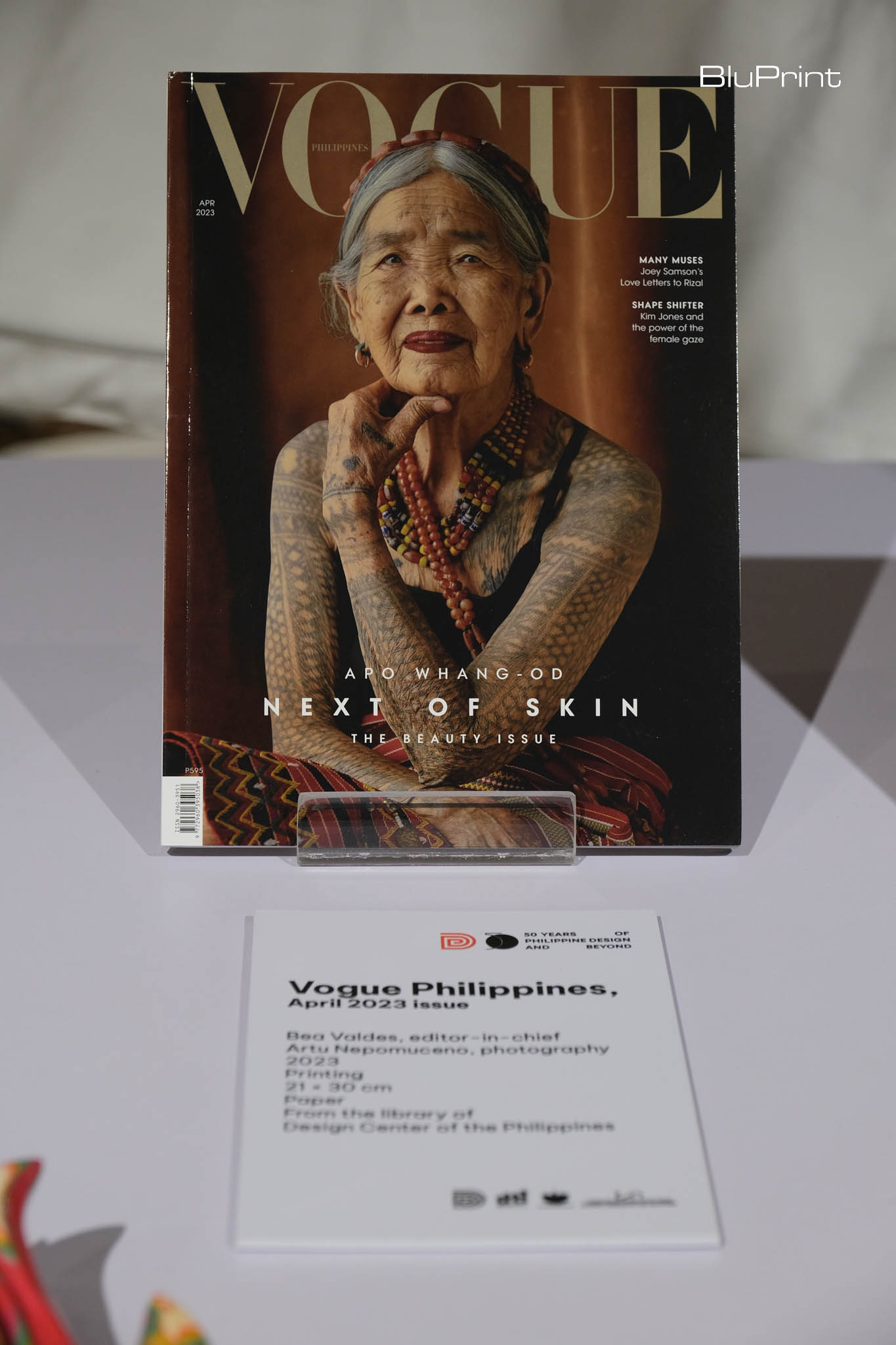 Vogue Philippines cover of indigenous tattoo artist, Whang Od.