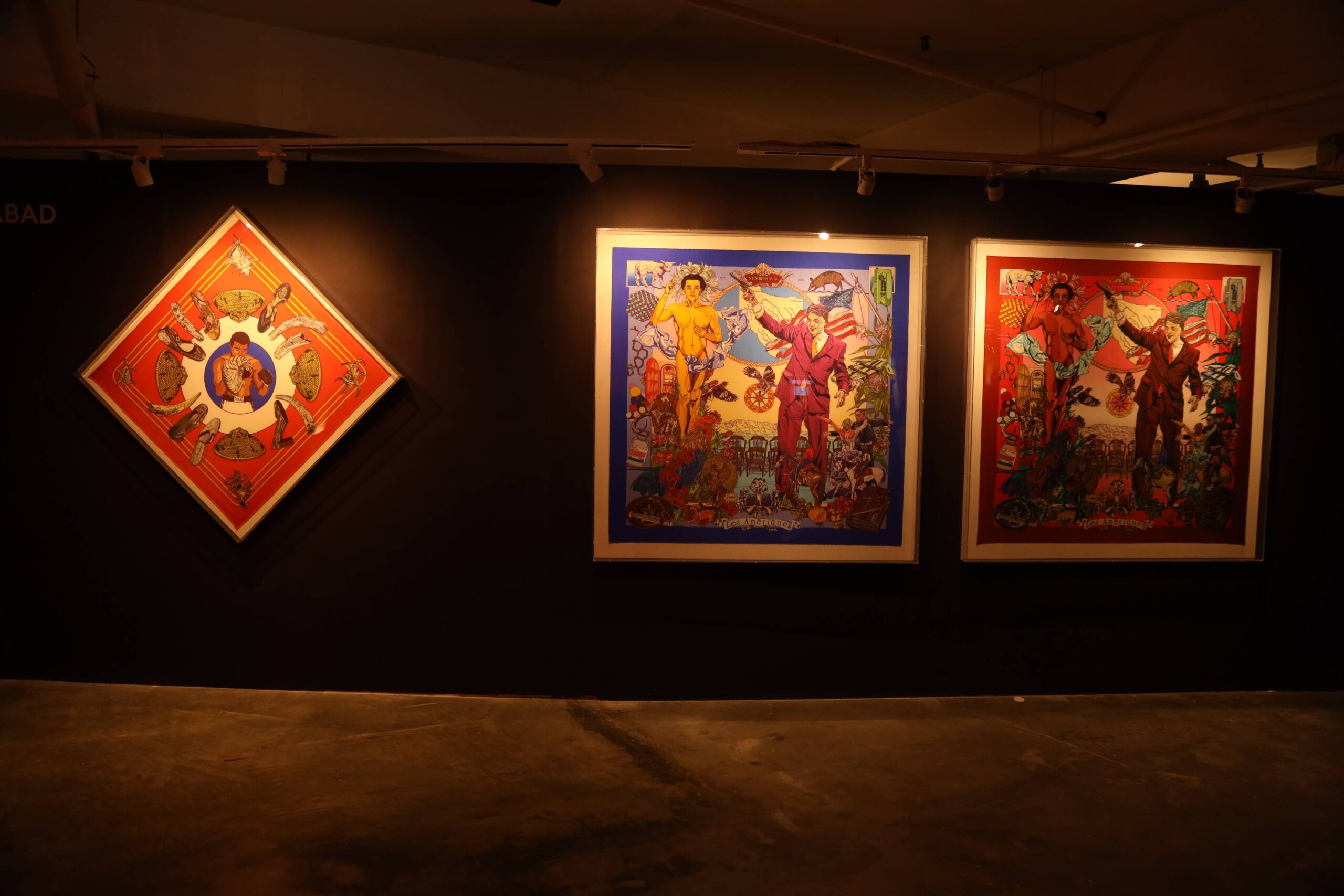 Paintings exhibited for the Karen H. Montinola Selection at Art Fair Philippines 2024.