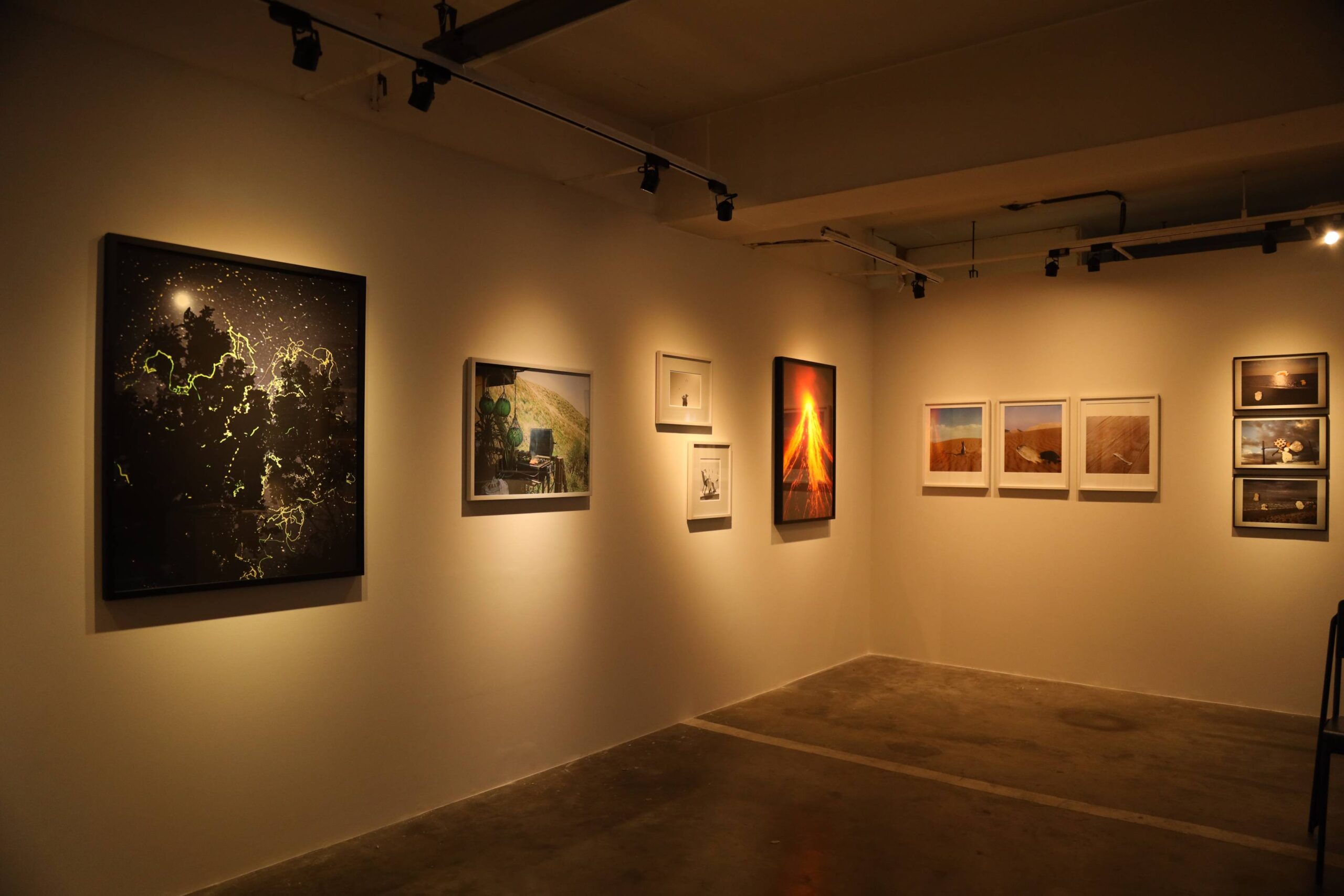 Paintings from the Tarzeer Pictures exhibit, contemporary arts in the Philippines.