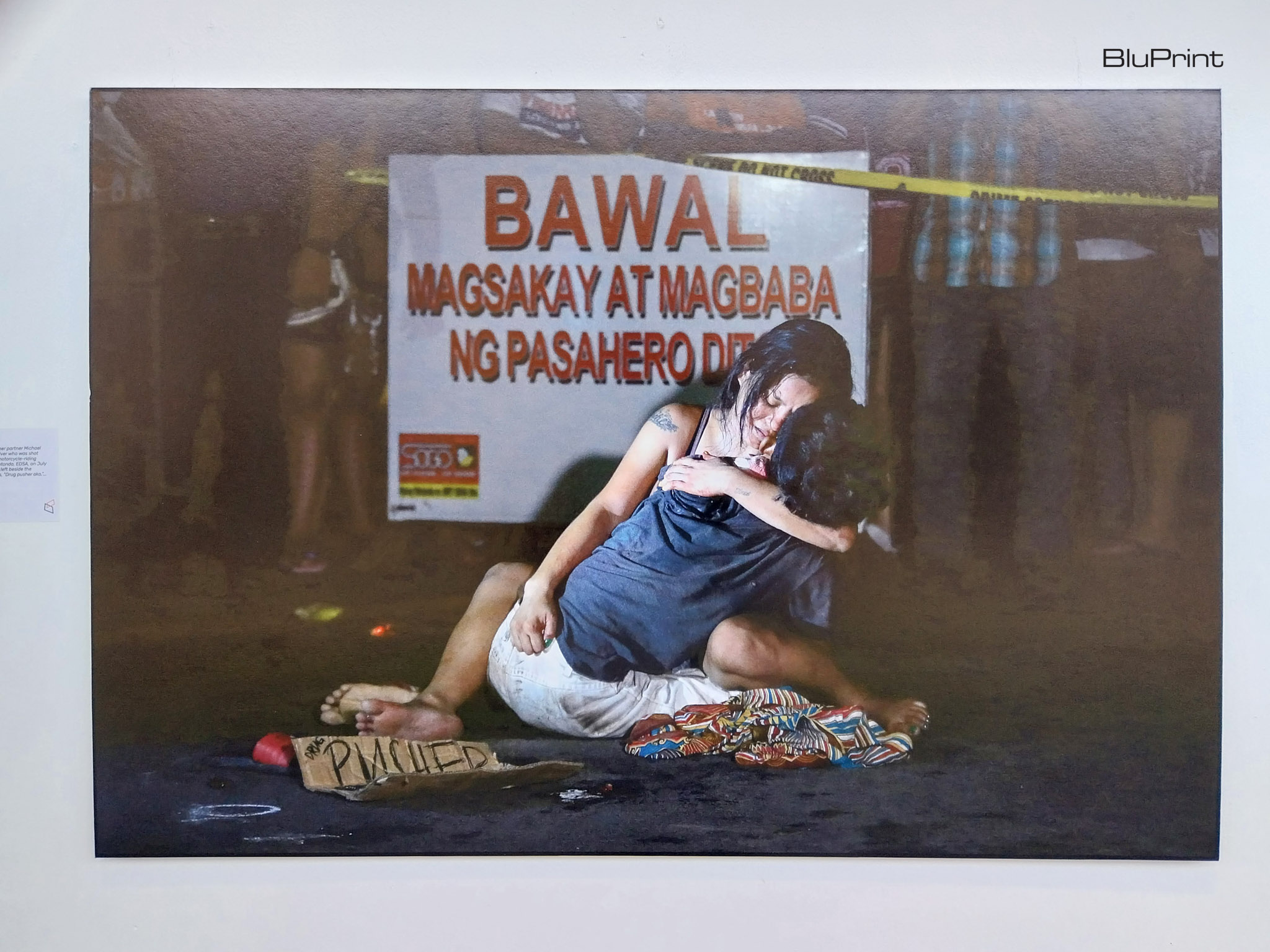 A photograph by Raffy Lerma shown during the "Warm Bodies" exhibit. Photo by Elle Yap.
