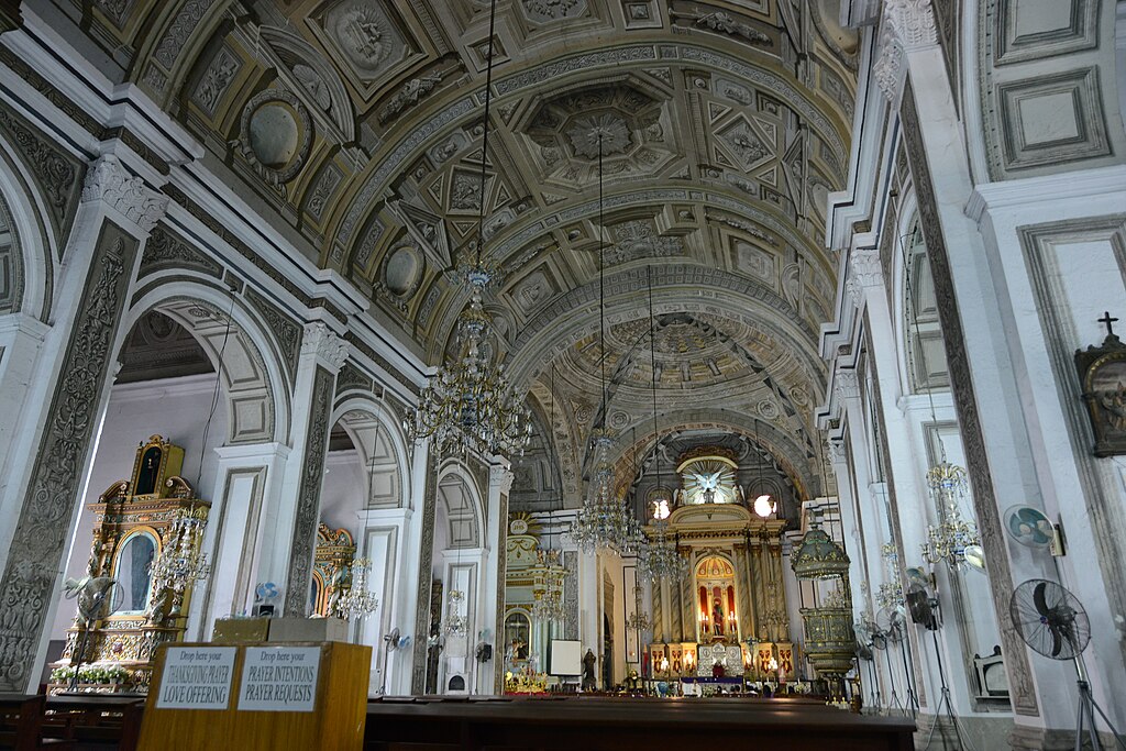 Interior of the San Agustin Church. Photo by Jorge Láscar. Source: Wikimedia Commons.