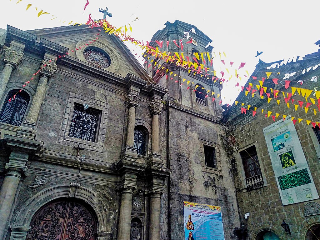 Exterior of the San Agustin Church today. Photo by Ralff Nestor Nacor. Source: Wikimedia Commons.