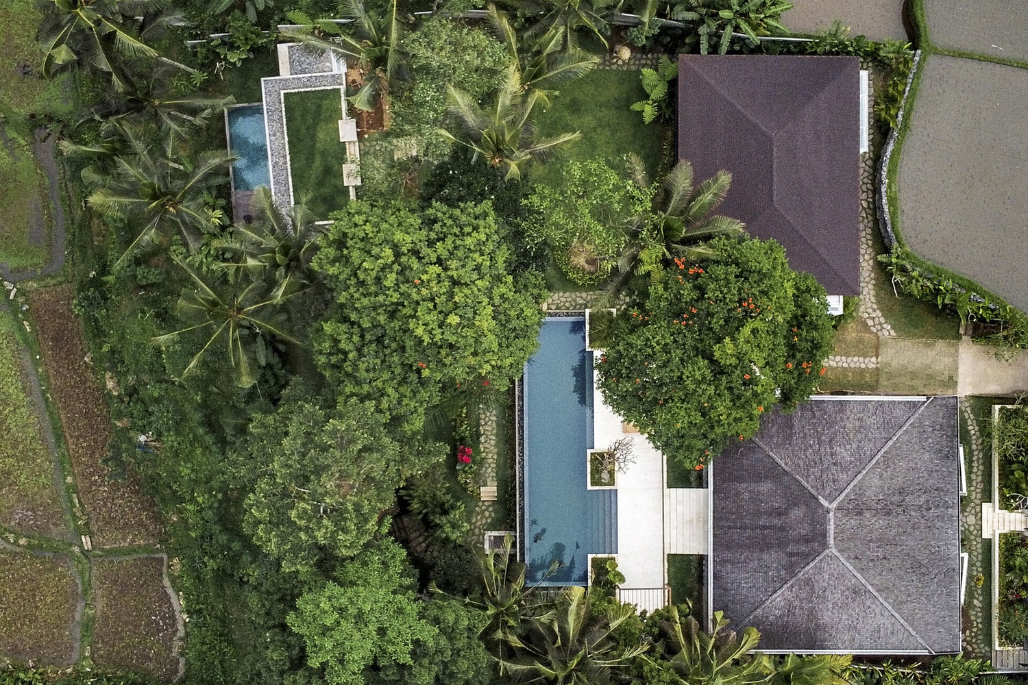 A top view of the Le Kawan House estate. Photo by Indra Wiras. 