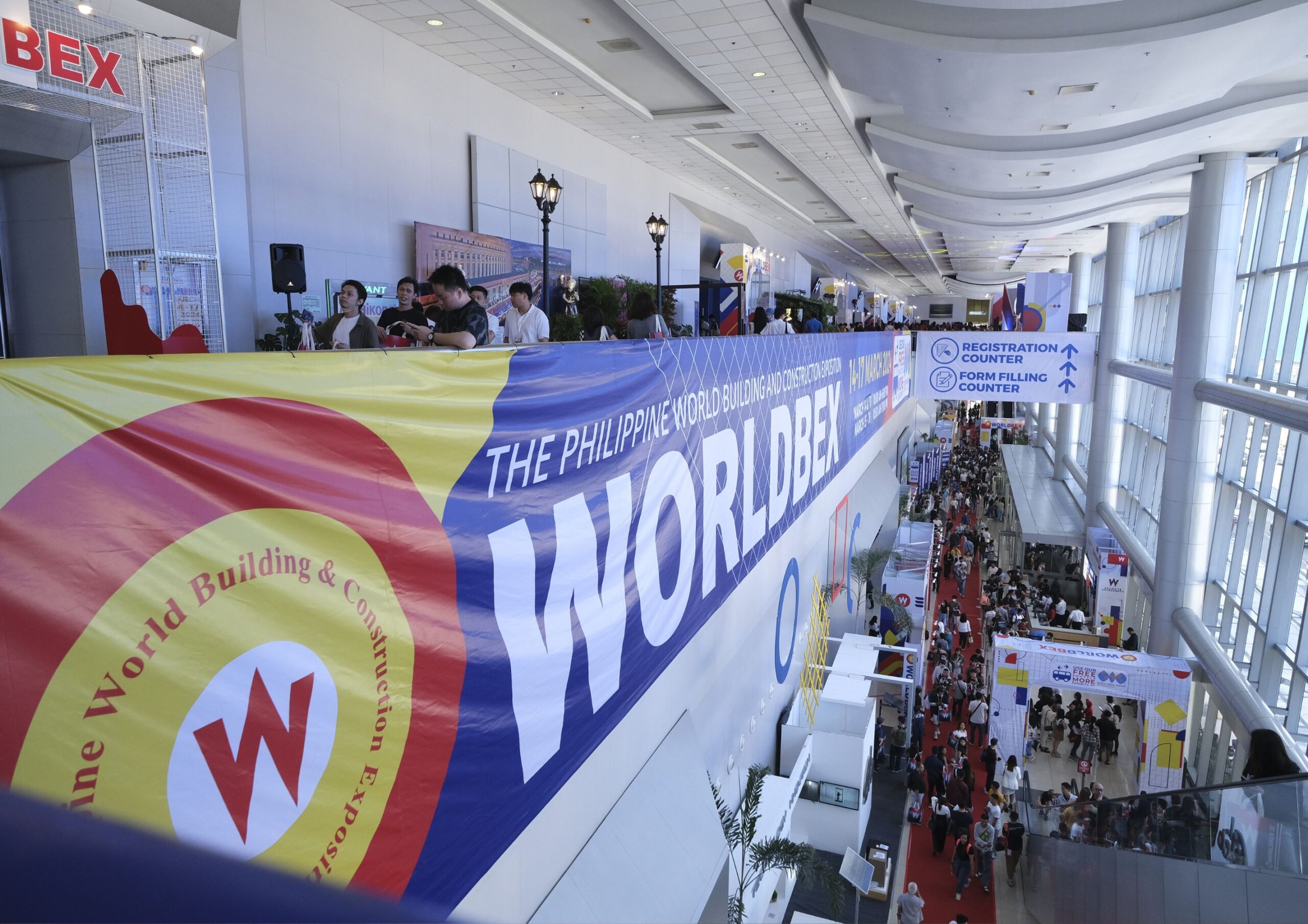 Banner of WorldBex 2024 at SMX Convention Center.
