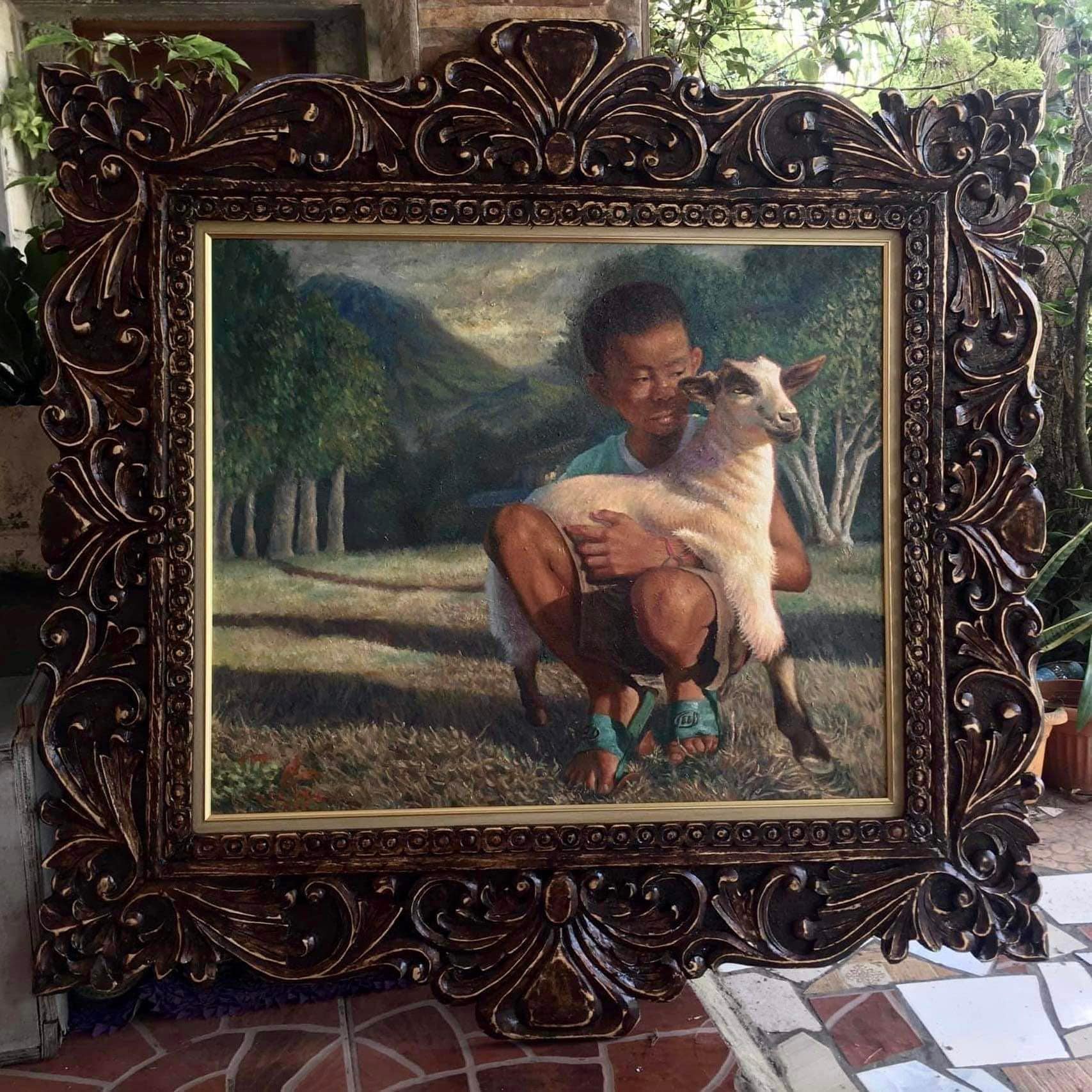 Another Bukid Life painting of Elvin Vitor. Photo by Elvin Vitor.