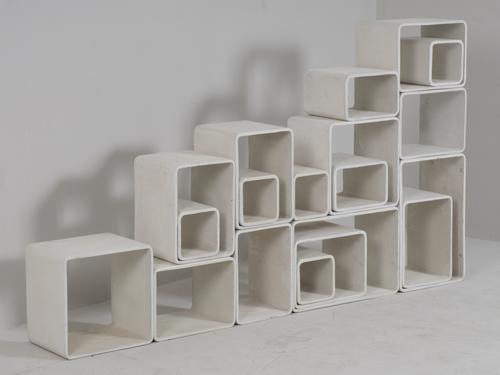 Cubes as shelving. Photo by Locabiotal. Source: Wikimedia Commons.
