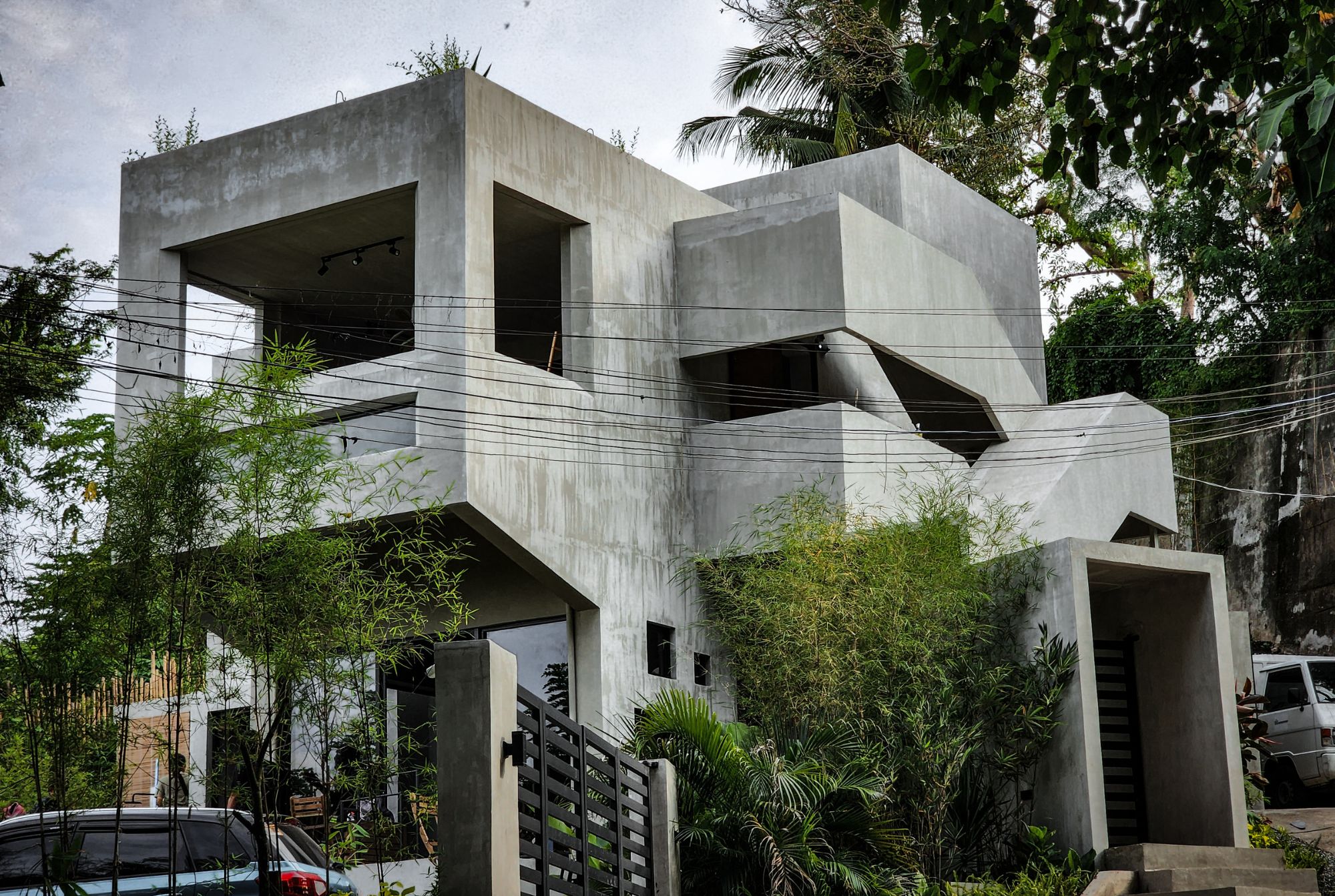 Casa Borbon, a vacation village in the style of tropical brutalism.