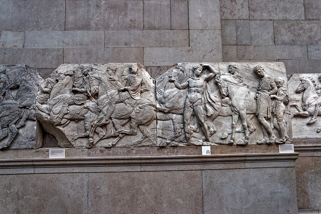 The Elgin Marbles from the Parthenon. Photo by Txllxt TxllxT. Source: Wikimedia Commons.