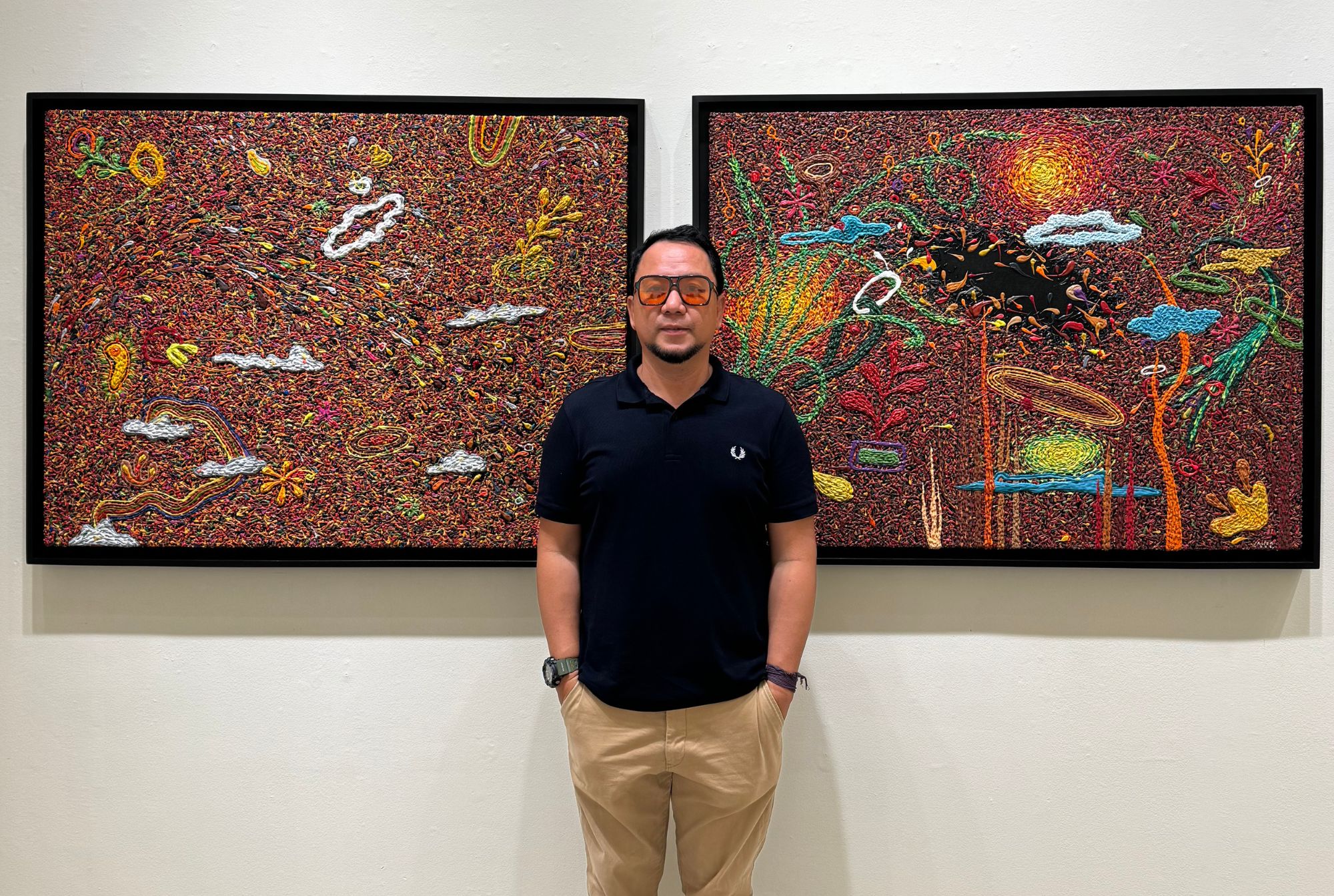 Binong Javier Depicts Cosmic-Scale Beauty in New Exhibit - BluPrint