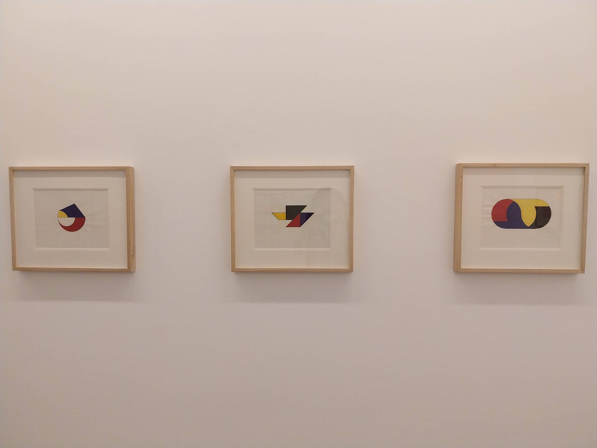 Three "Untitled Drawings" by Leo Valledor. Photo by Elle Yap.