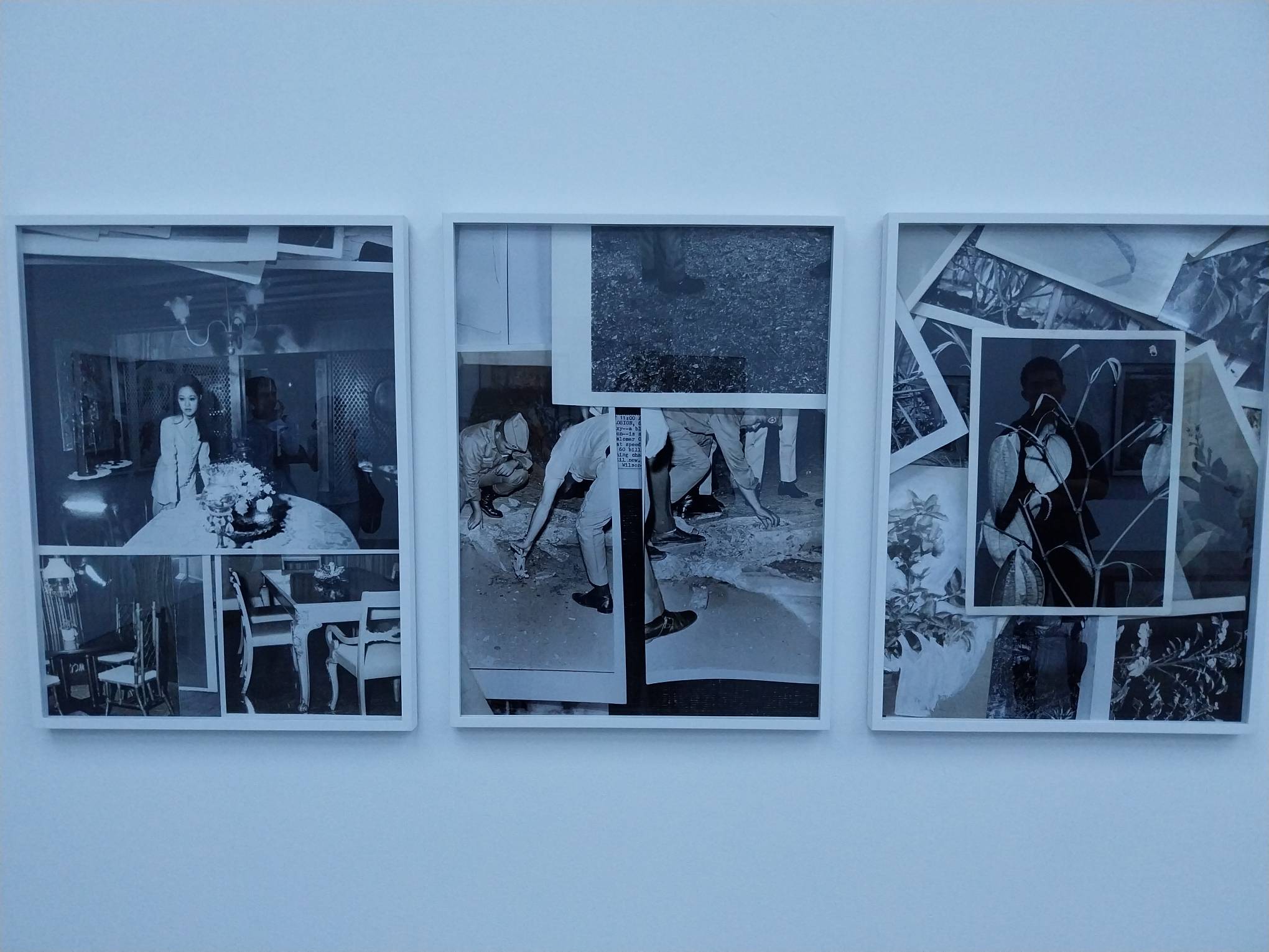 Three works for "Inherent Vice." Photo by Elle Yap.