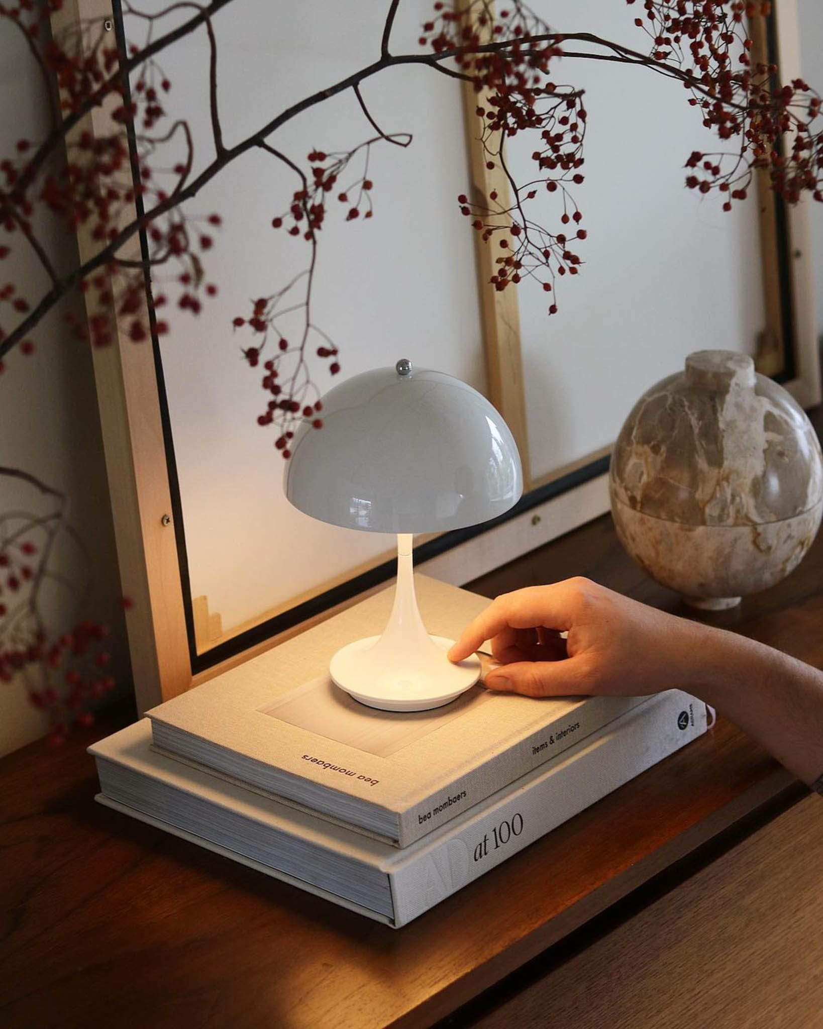 Panthella Lamp Goes Portable.