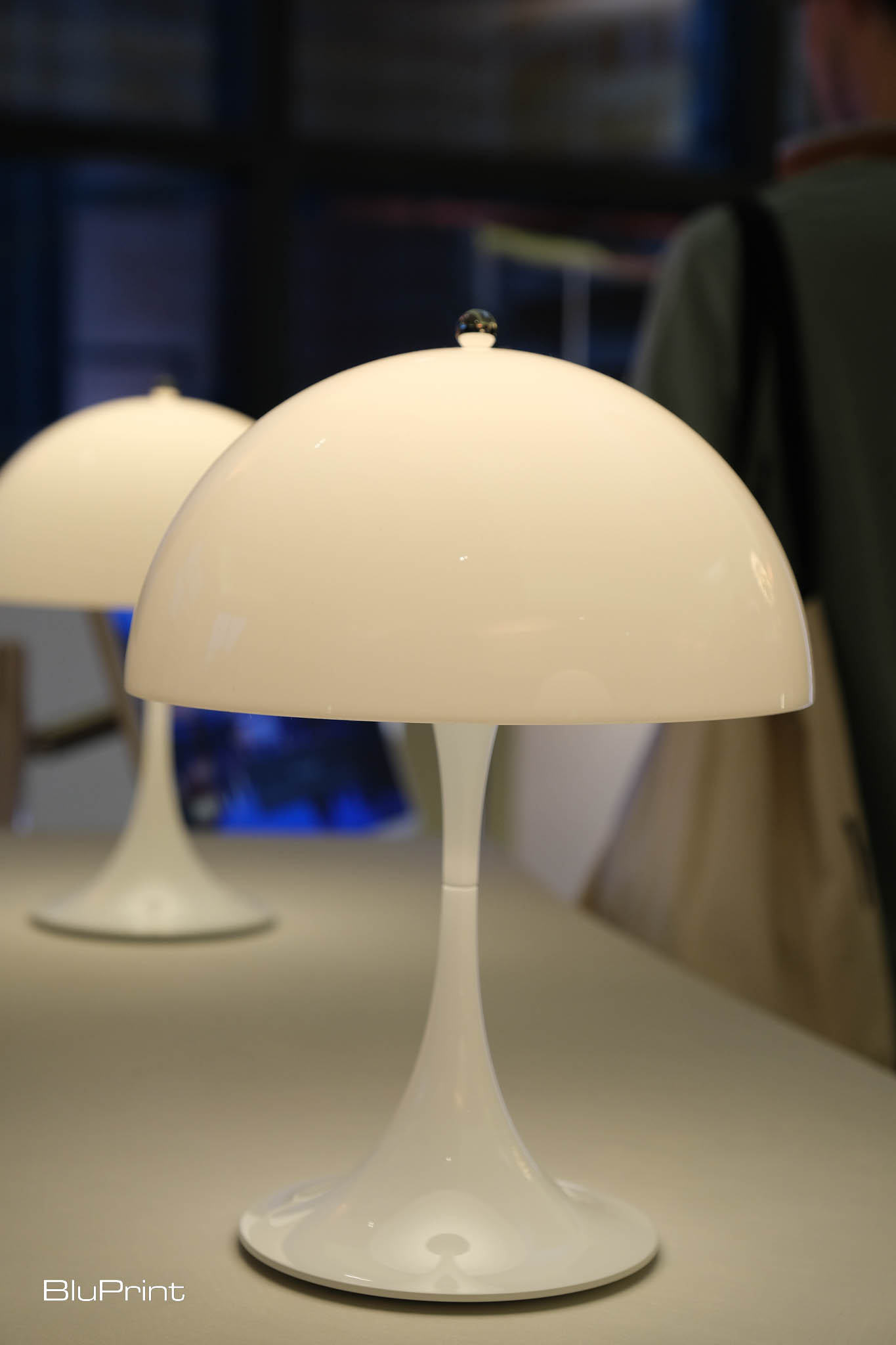 Panthella lamp by Verner Panton at Louis Poulsen 150th anniversary celebration.