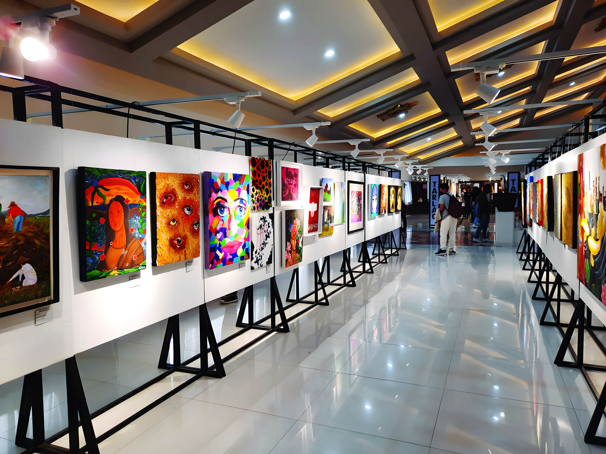 Some of the artworks shown at the 2023 Luzon Art Fair. Photo provided by the organizers.