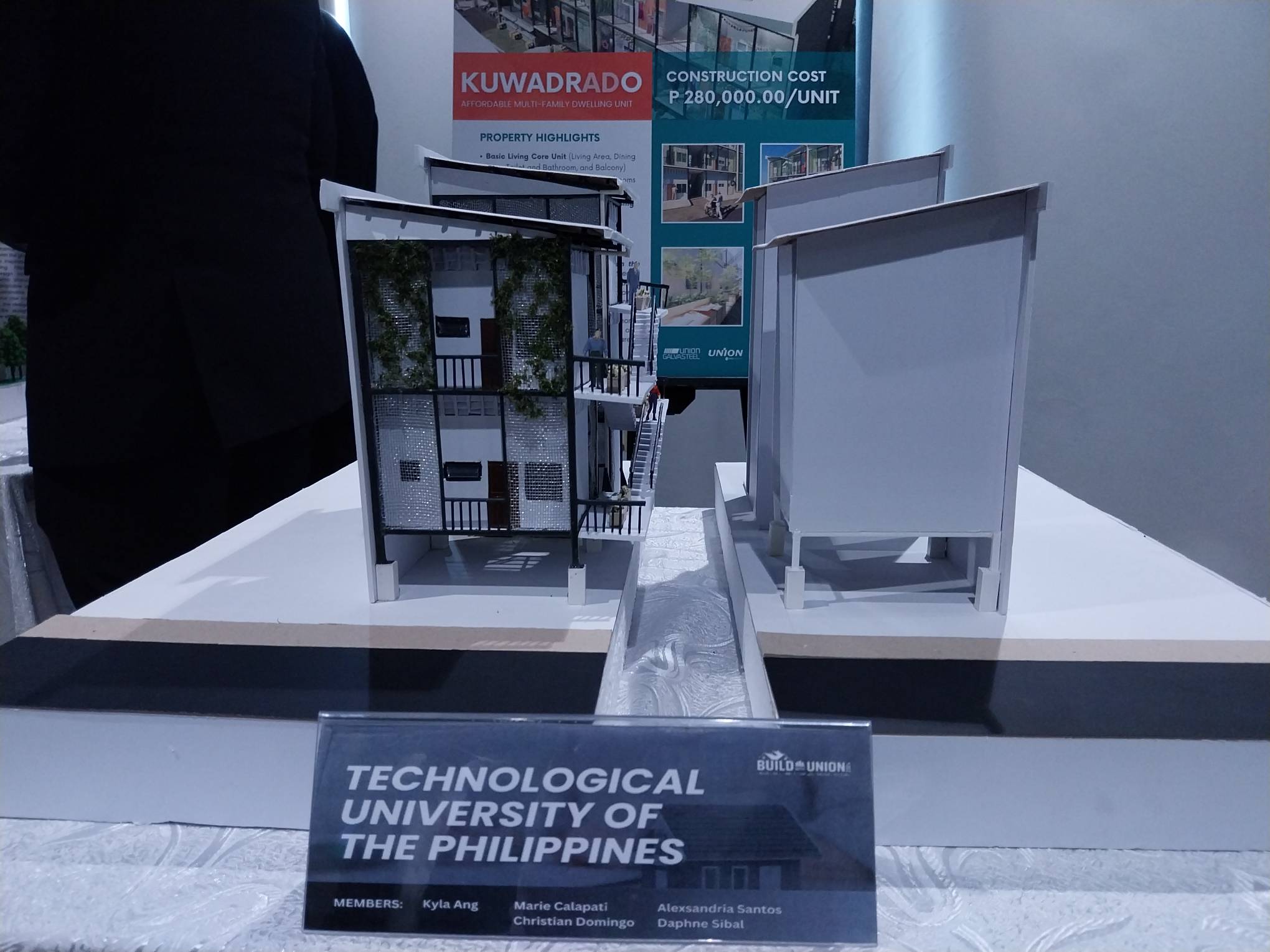 TUP's winning sustainable housing proposal for Build with Union 2024. Photo by Elle Yap.