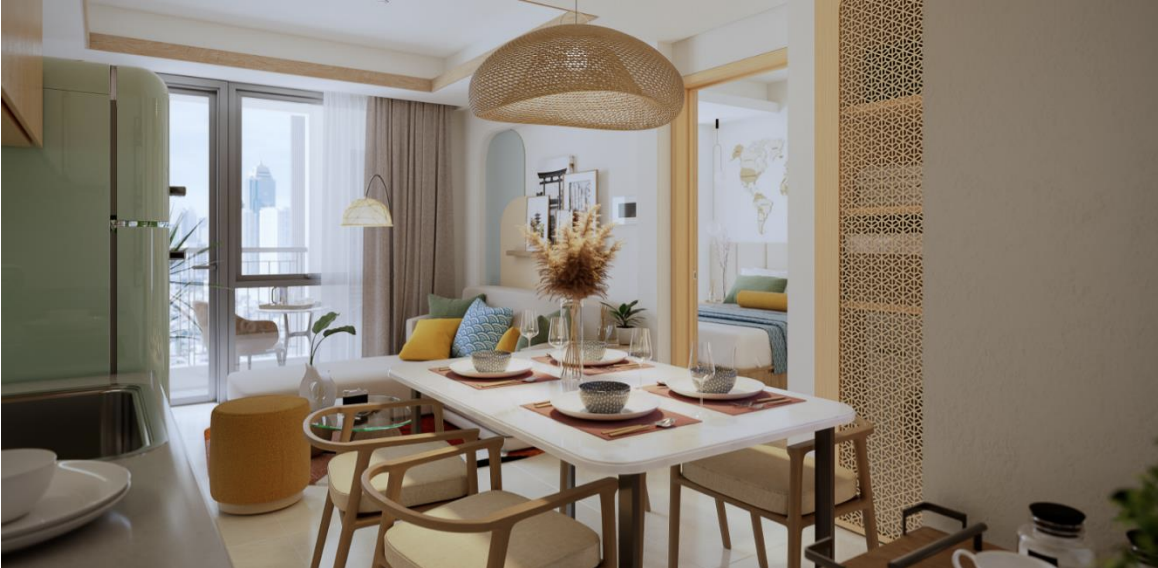 The Observatory offers the ultimate city living experience with its thoughtfully designed studio units and amenities. (Artist’s Perspective).