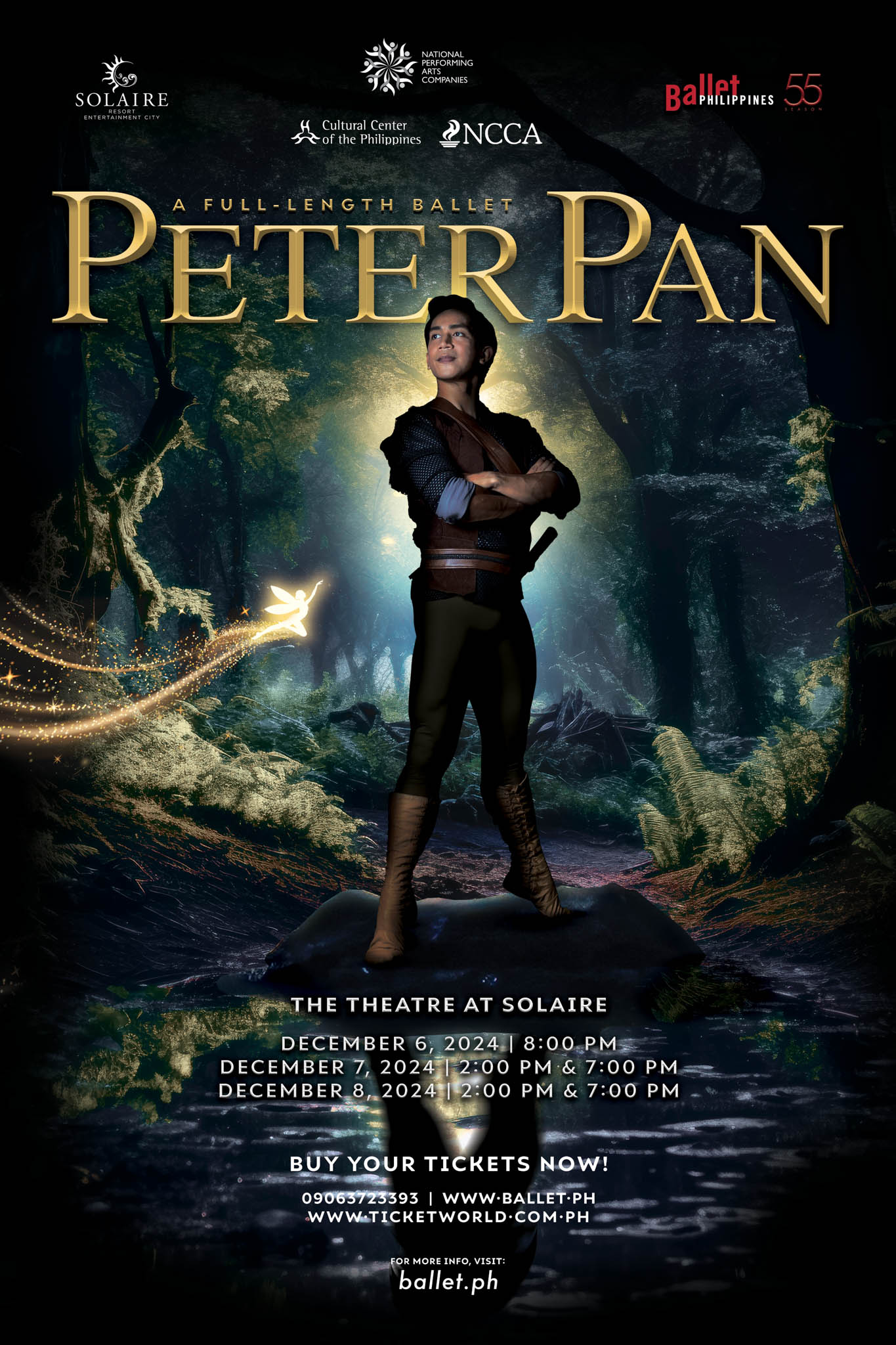 Ballet Philippines' Peter Pan poster.