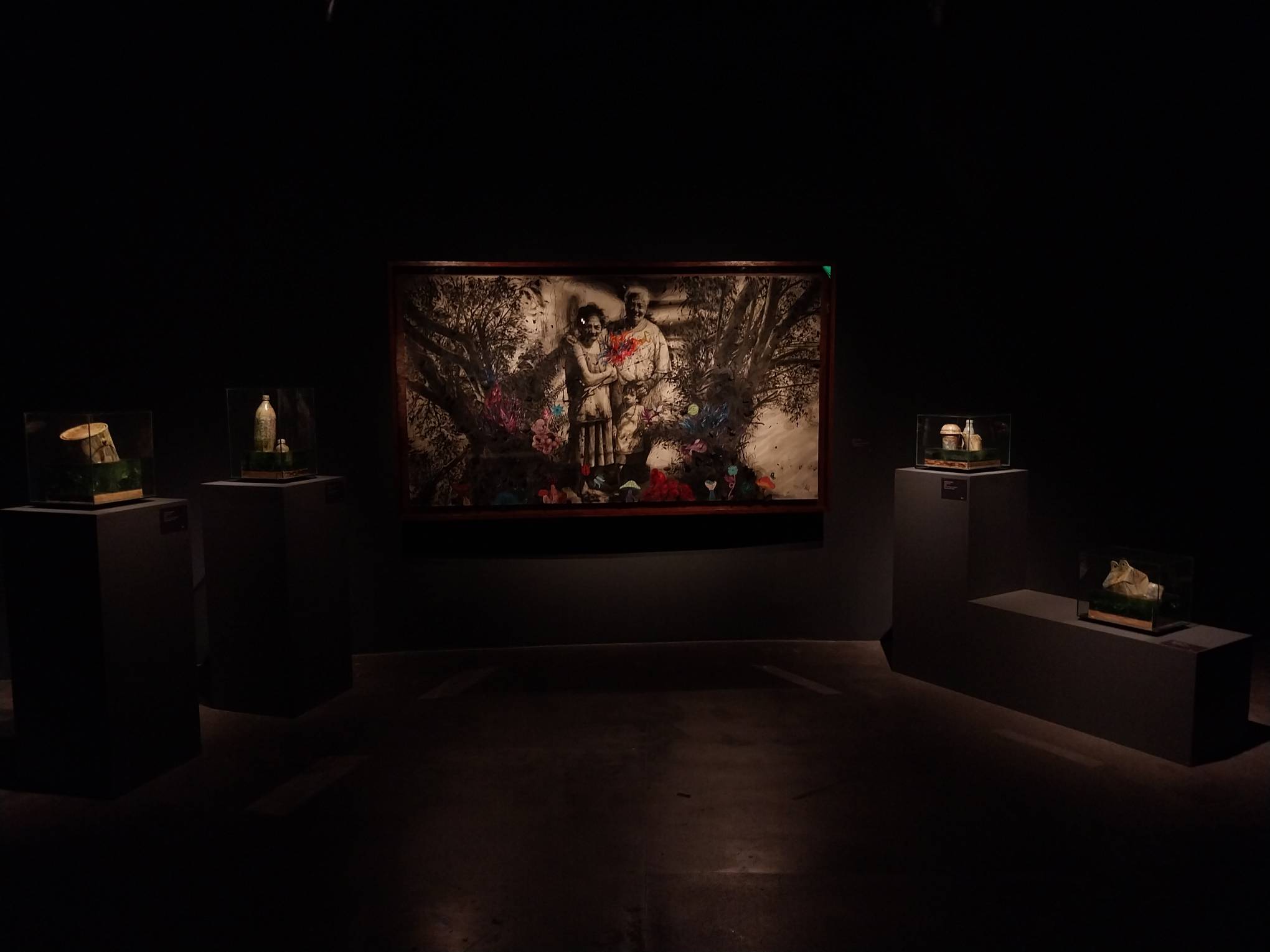 Multiple works by Fernando Zóbel Prizes for Visual Arts winner Ronson Culibrina.