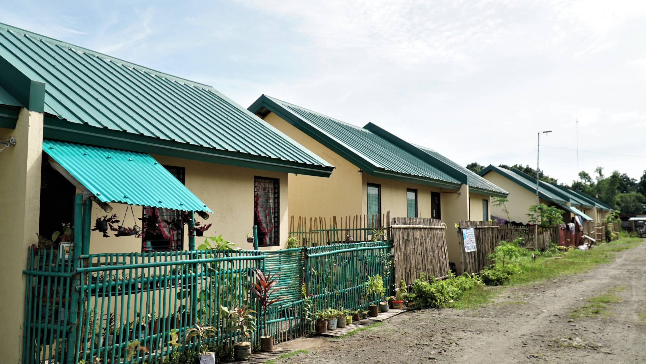 Houses built by Habitat for Humanity Philippines in Negros Occidental.