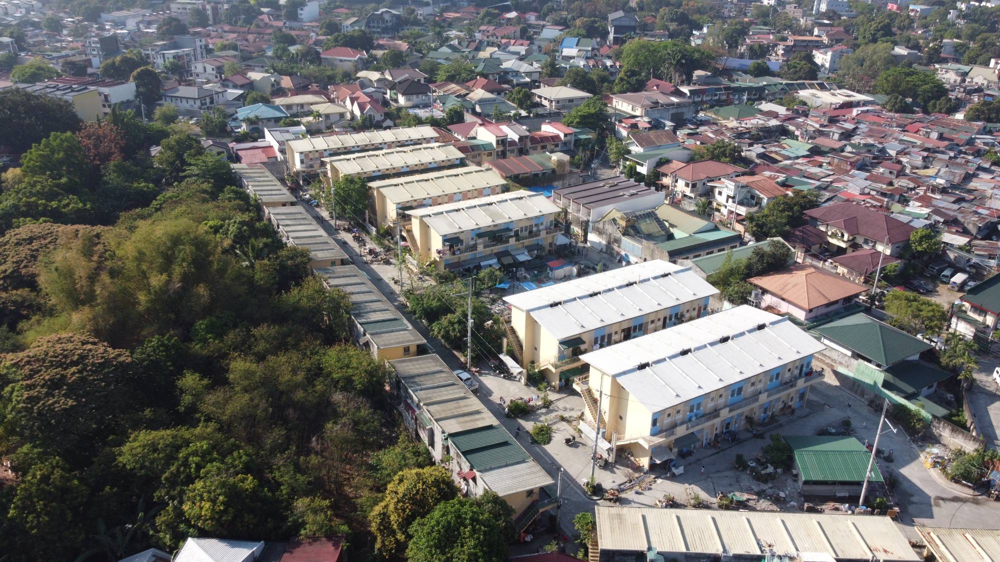 A social housing project in BistekVille 4, Quezon City.