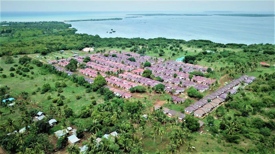 A social housing project by Habitat for Humanity Philippines in Bantayan Island.