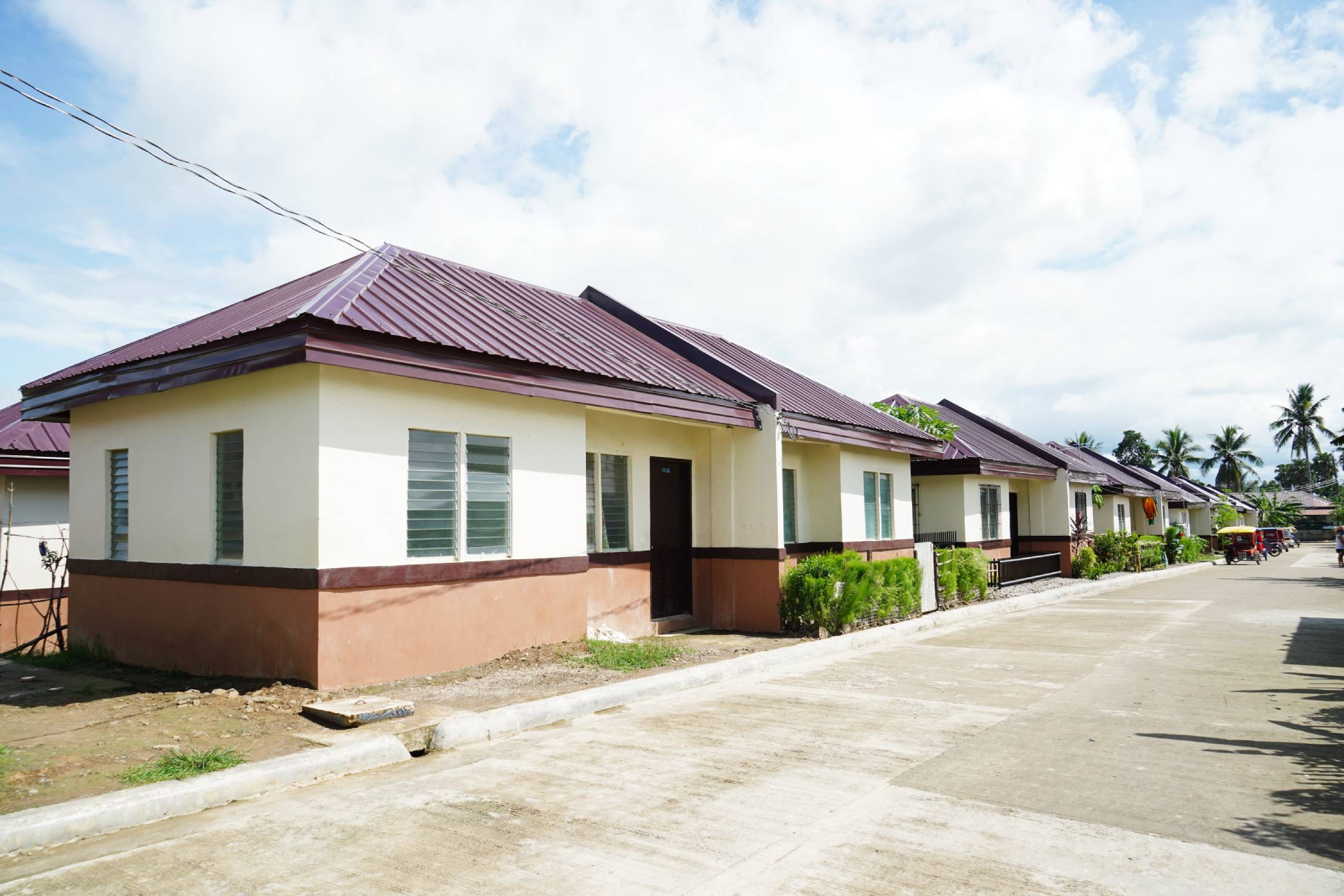 Houses built by Habitat for Humanity Philippines in Tacloban City, Leyte.