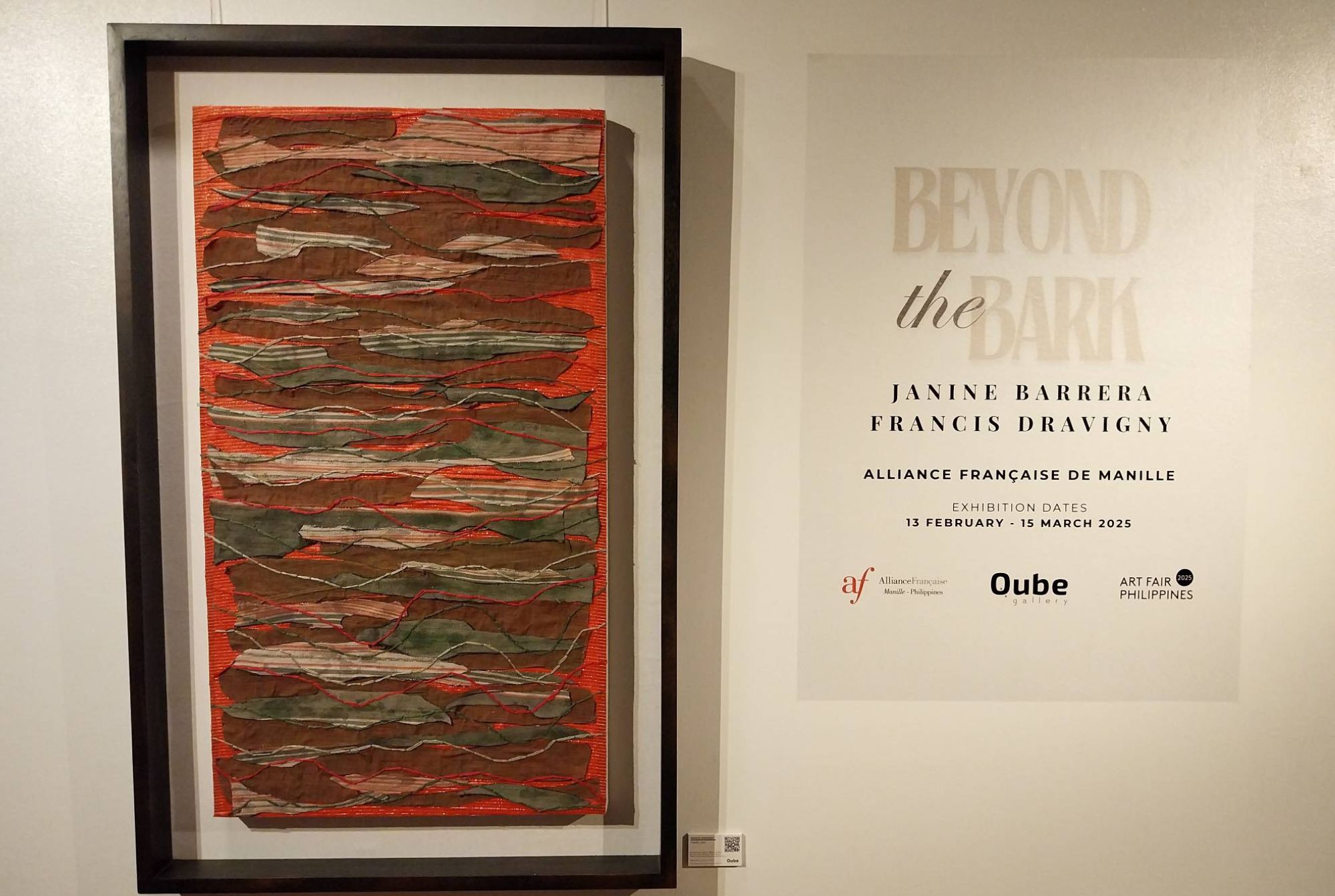 "Beyond the Bark," with a work by Francis Dravigny.