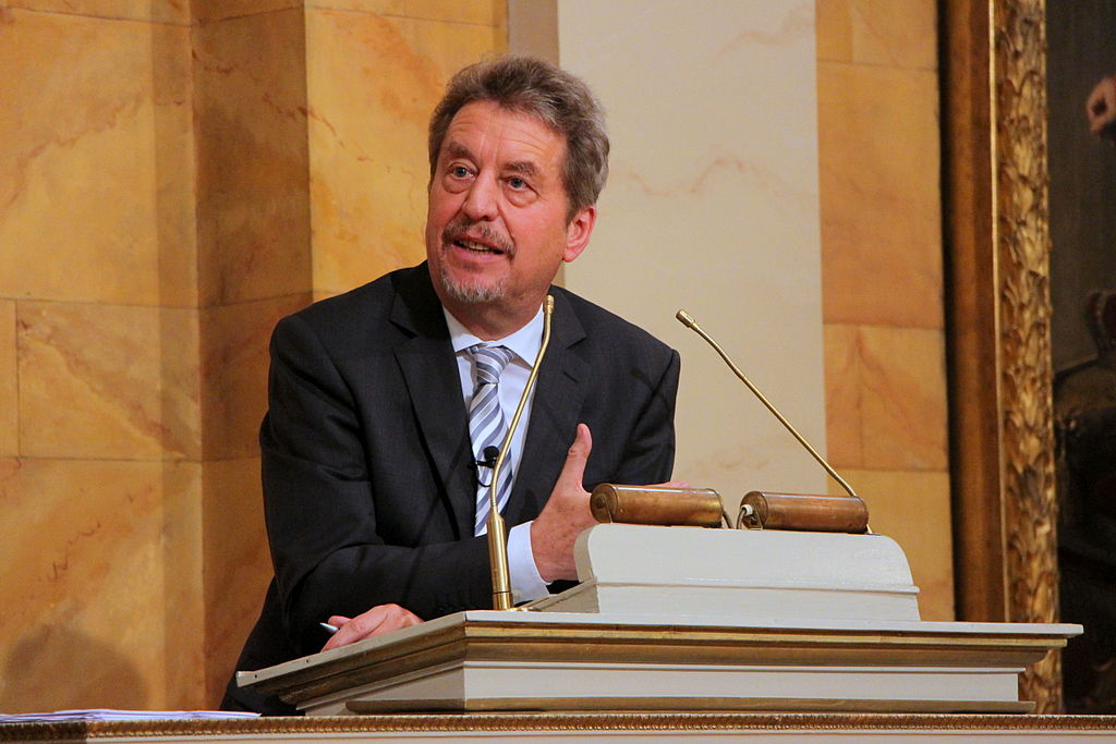 German philospher Hans Joas during a speech in Germany. Photo by Ziko. Source: Wikimedia Commons.