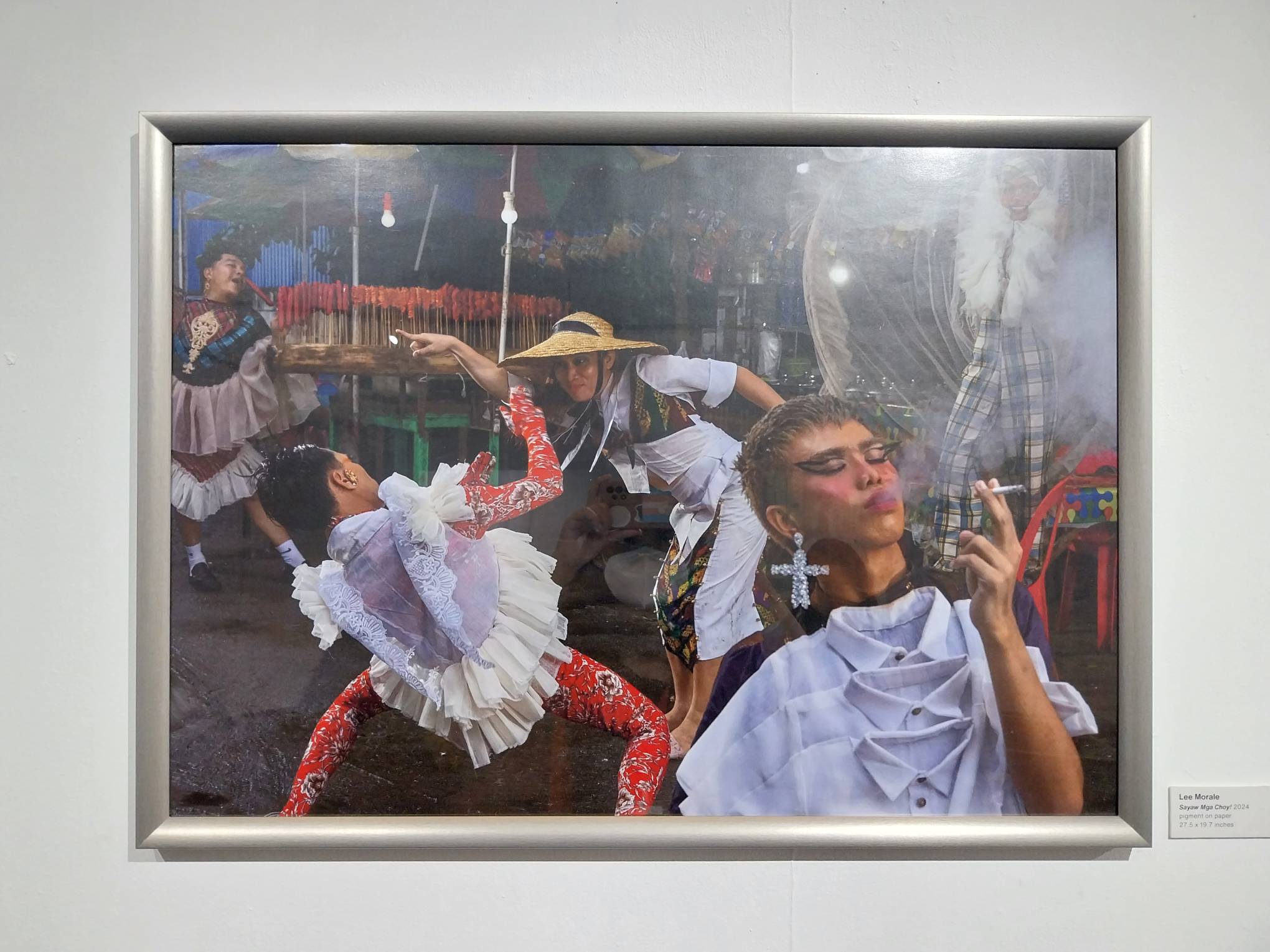 A work by Lee Morale as exhibited for "Gloss with A Purpose."