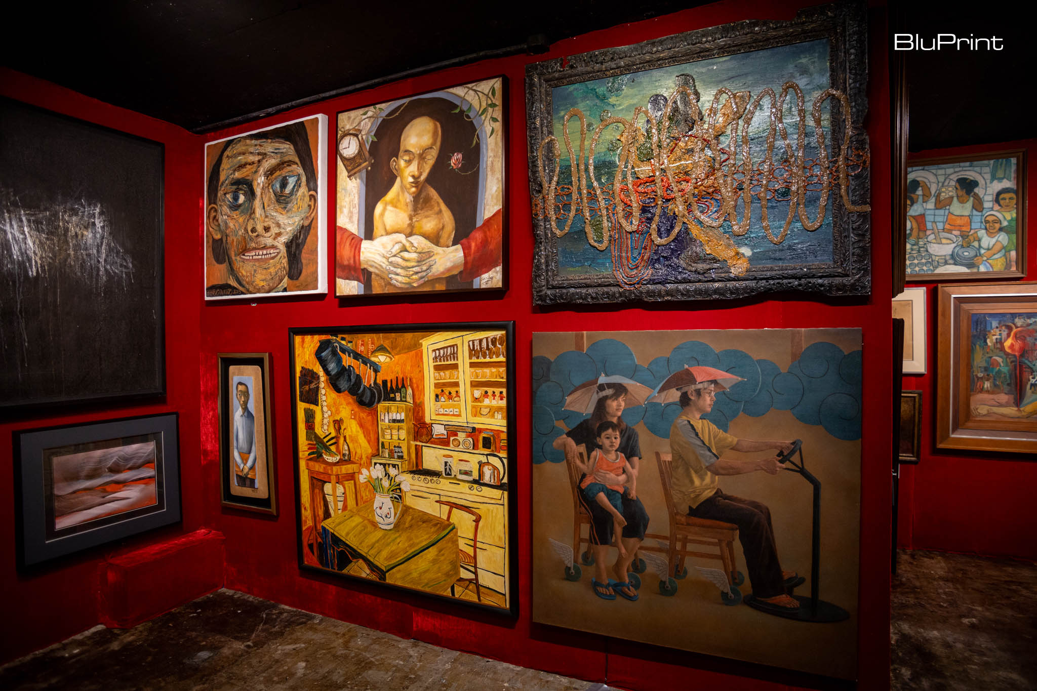Paintings available at the Asian Cultural Council auction at León Gallery.