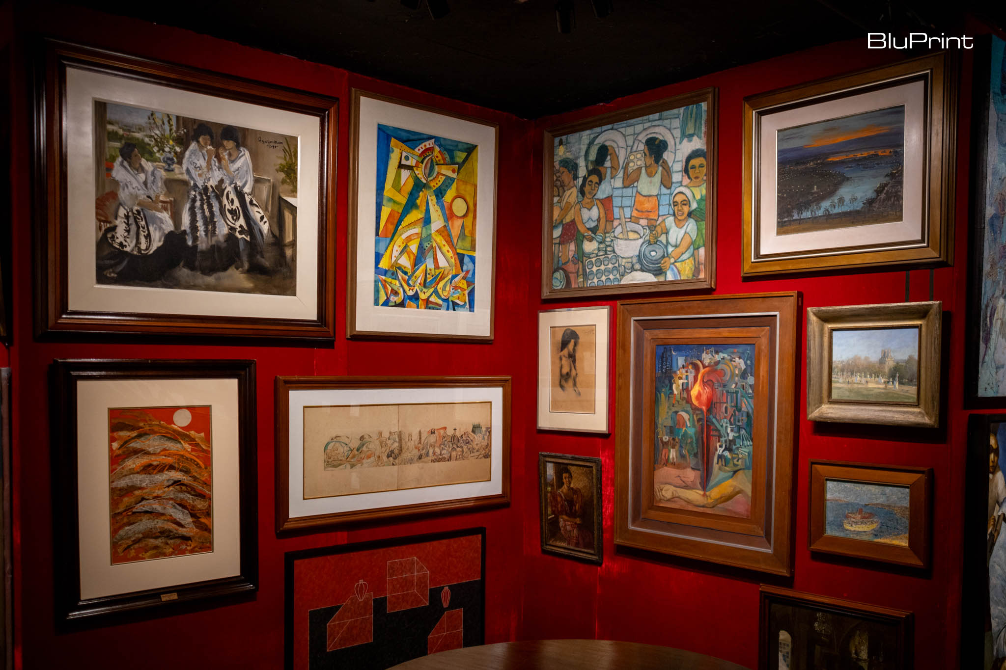 Paintings available at the Asian Cultural Council auction at León Gallery.