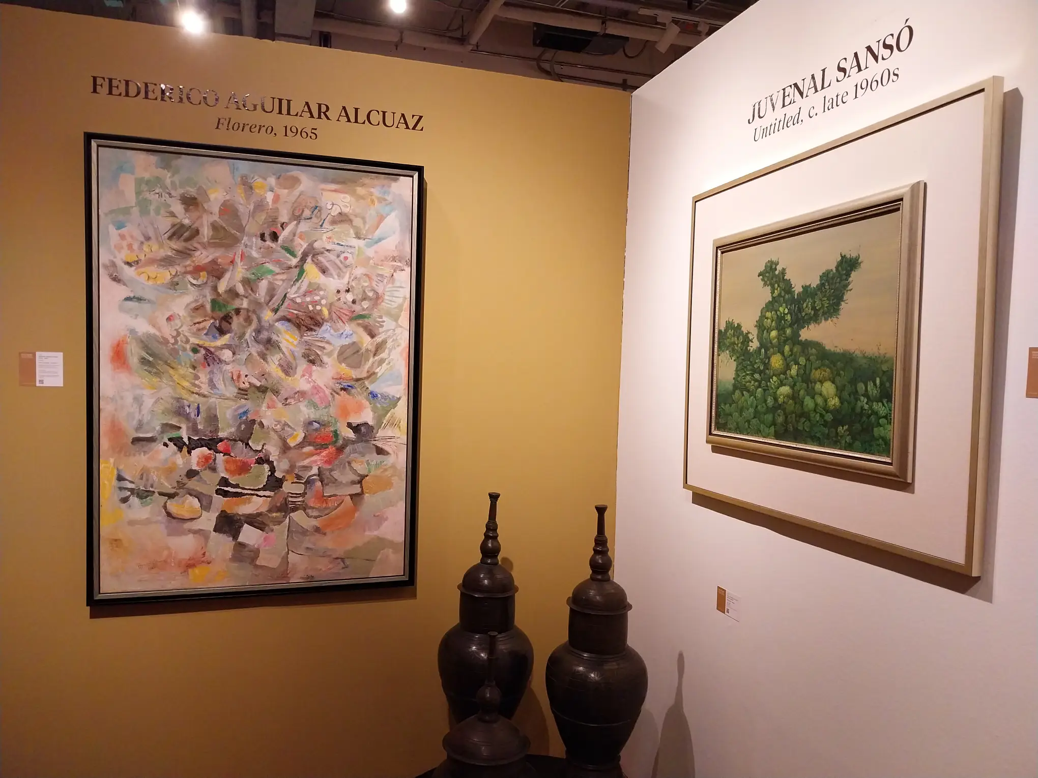 Works by Sanso and Alcuaz.