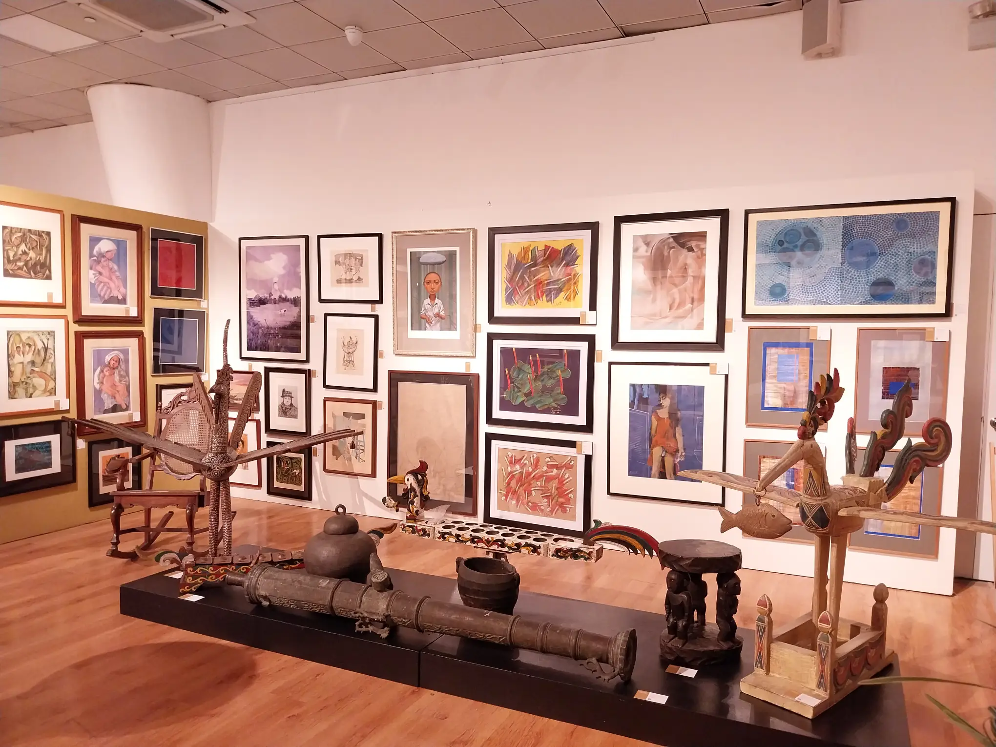 Some indigenous and localized material being sold at the "Finer Pursuits" auction.